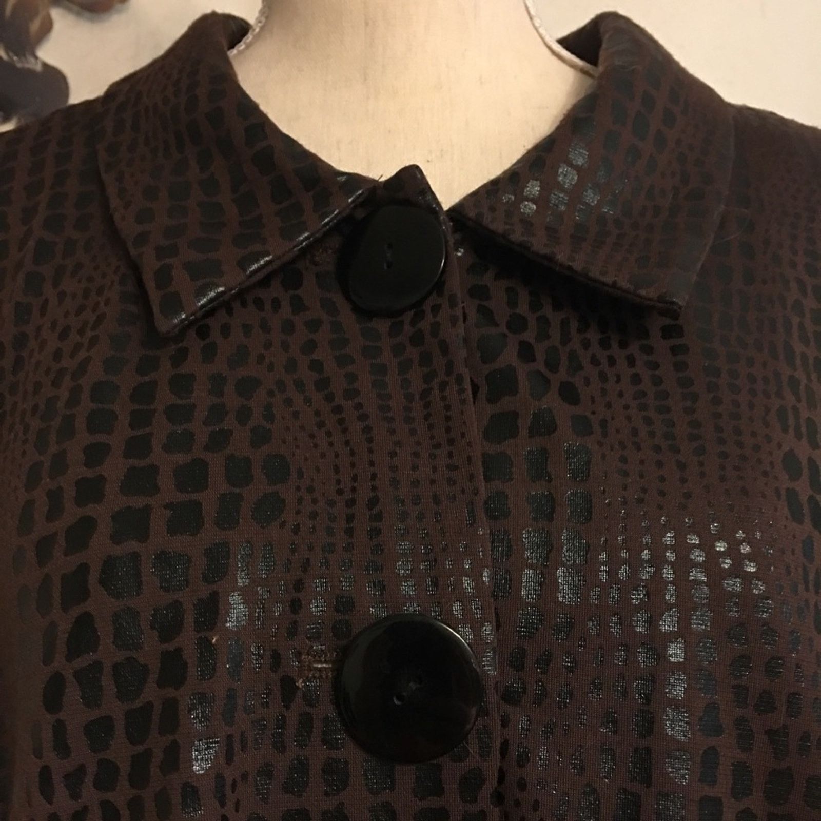 Other Effortless Style leather look coat NWOT XL Size XL / US 12-14 / IT 48-50 - 3 Thumbnail