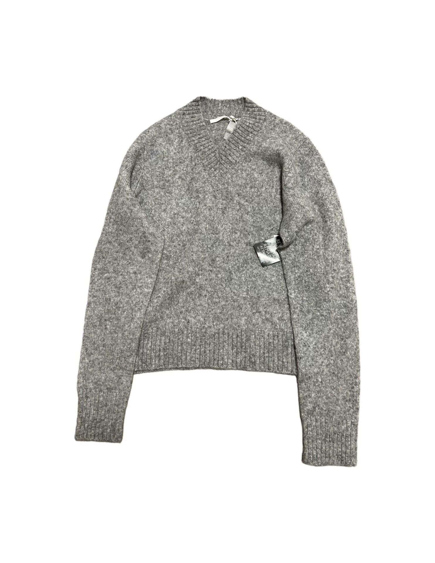 Helmut Lang Helmut Lang Wool Alpaca V-Neck Tie Sleeve Sweater Size US M / EU 48-50 / 2 - 1 Thumbnail