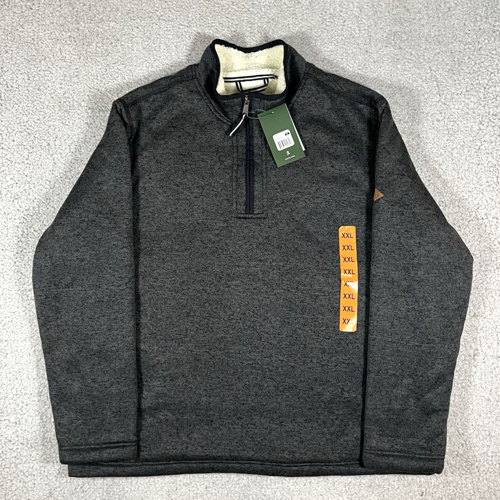 Orvis Orvis 1/4 Zip Pullover Mens 2XL Sherpa Lined Sweater Fleece New Hunting Fishing Shirt Category: Sweater Size US XXL / EU 58 / 5 - 2 Thumbnail