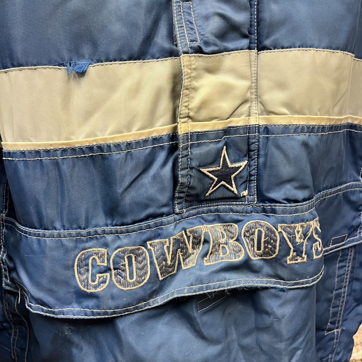 Starter × Vintage Vintage 90s Starter Dallas Cowboys Adult Blue Puffer Jacket Size US L / EU 52-54 / 3 - 2 Thumbnail