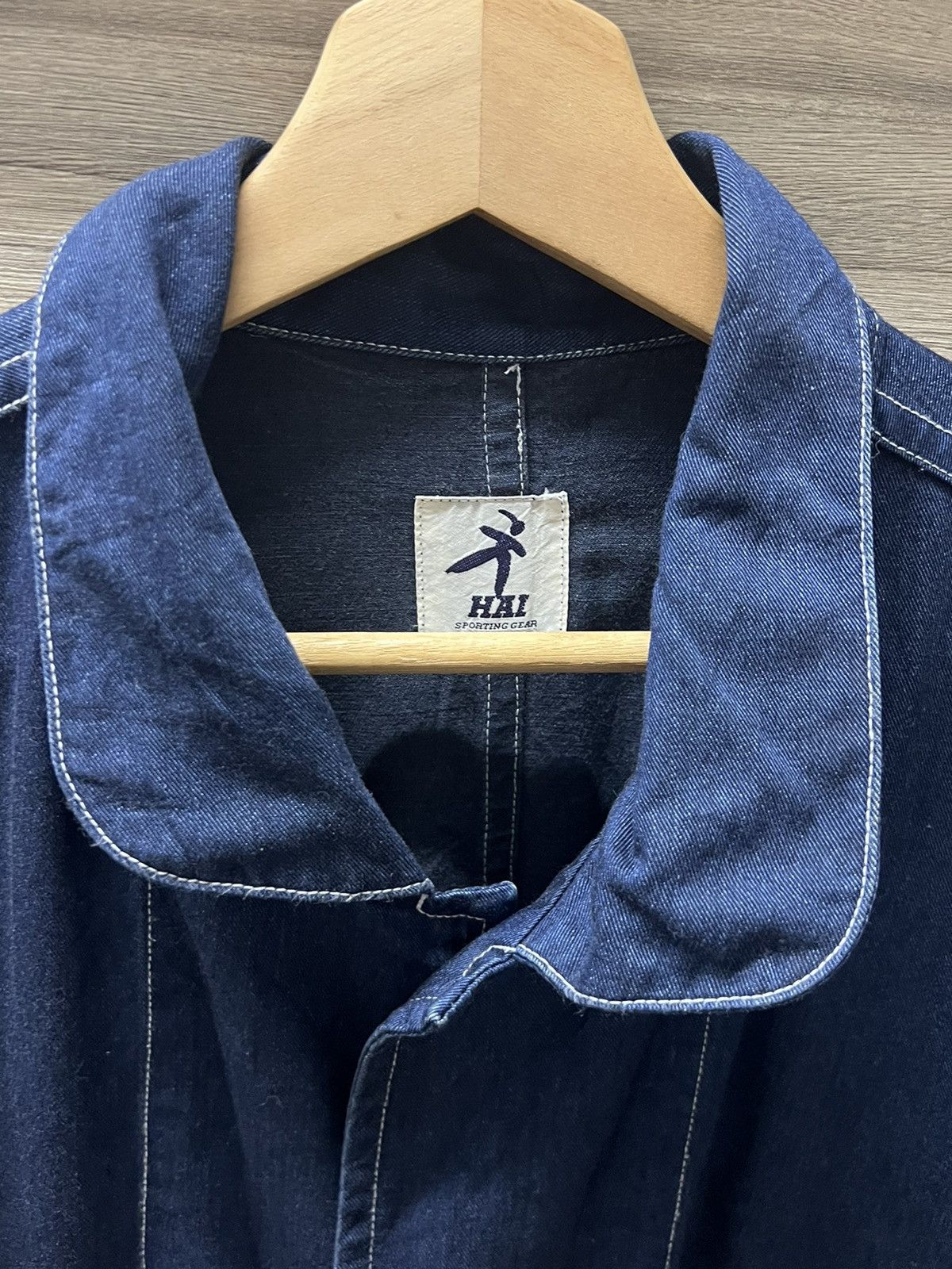Hai Sporting Gear Hai Sporting Gear Issey Miyake BUTTON UP DENIM blue Size US M / EU 48-50 / 2 - 3 Thumbnail