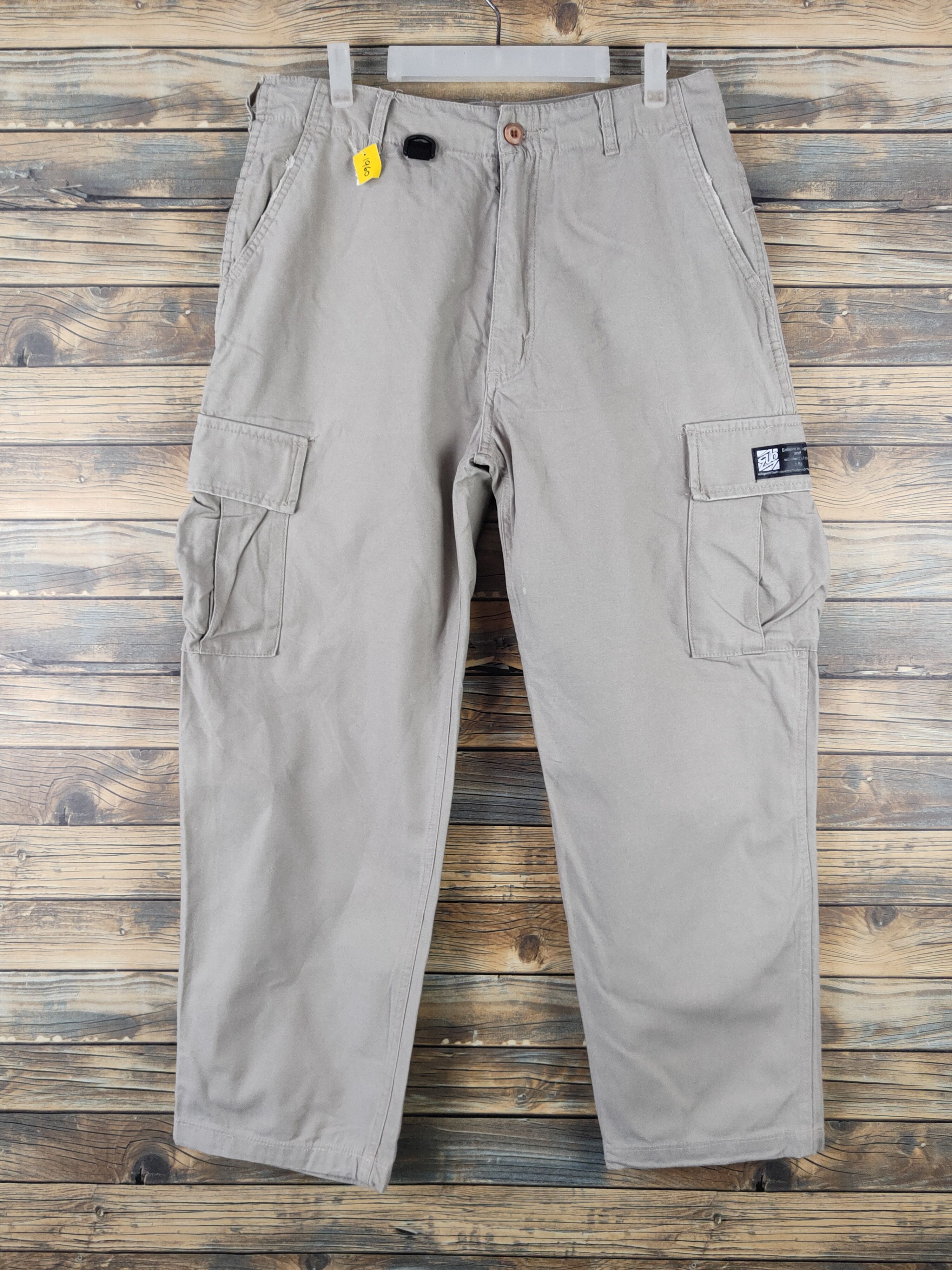 Japanese Brand DL Rub Beige Multipocket Tactical Cargo Pants #1960 Size US 32 / EU 48 - 1 Thumbnail