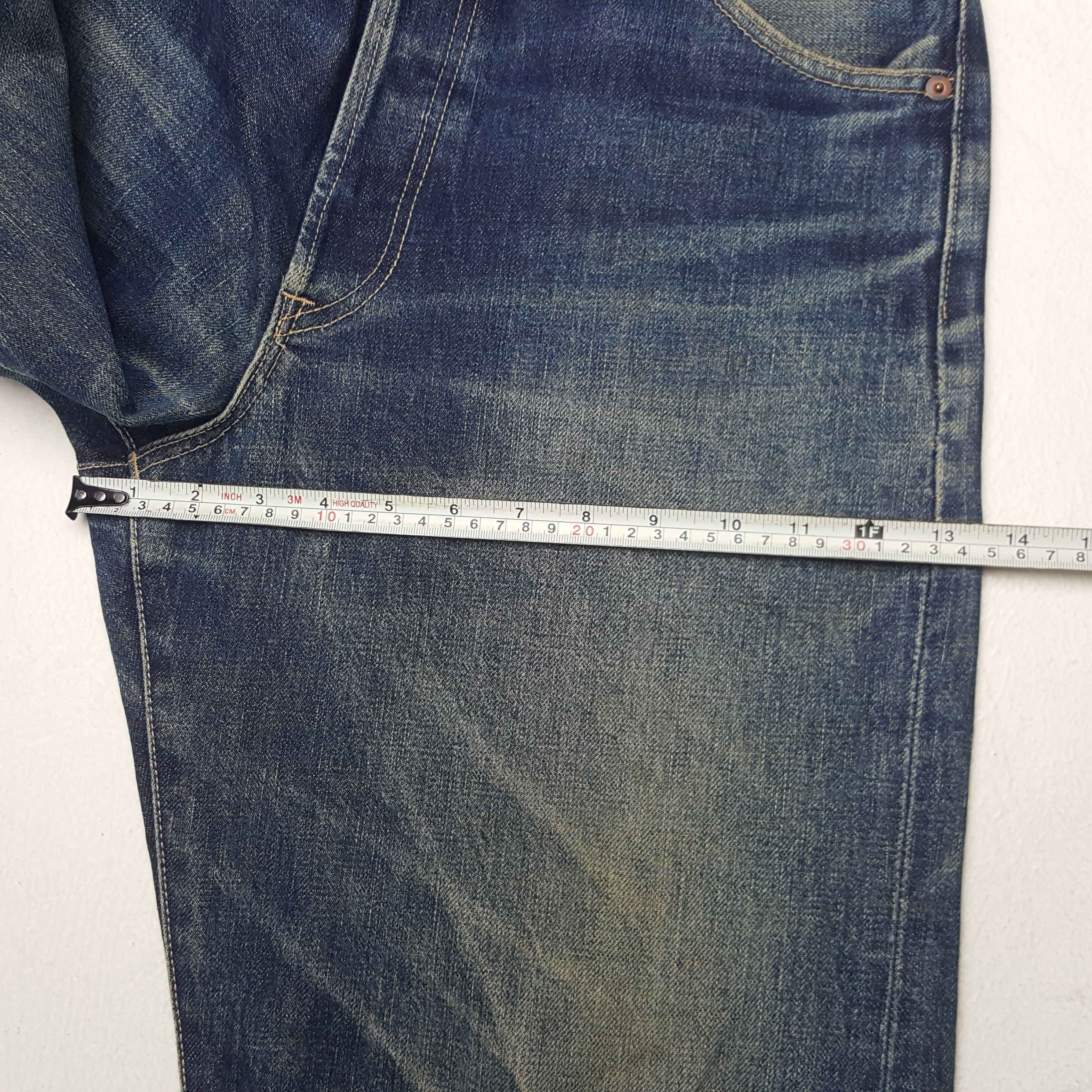 Japanese Brand × Vintage Vintage Evisu Japanese Brand Daicock Custom Art Denim Jeans Size US 33 - 11 Thumbnail