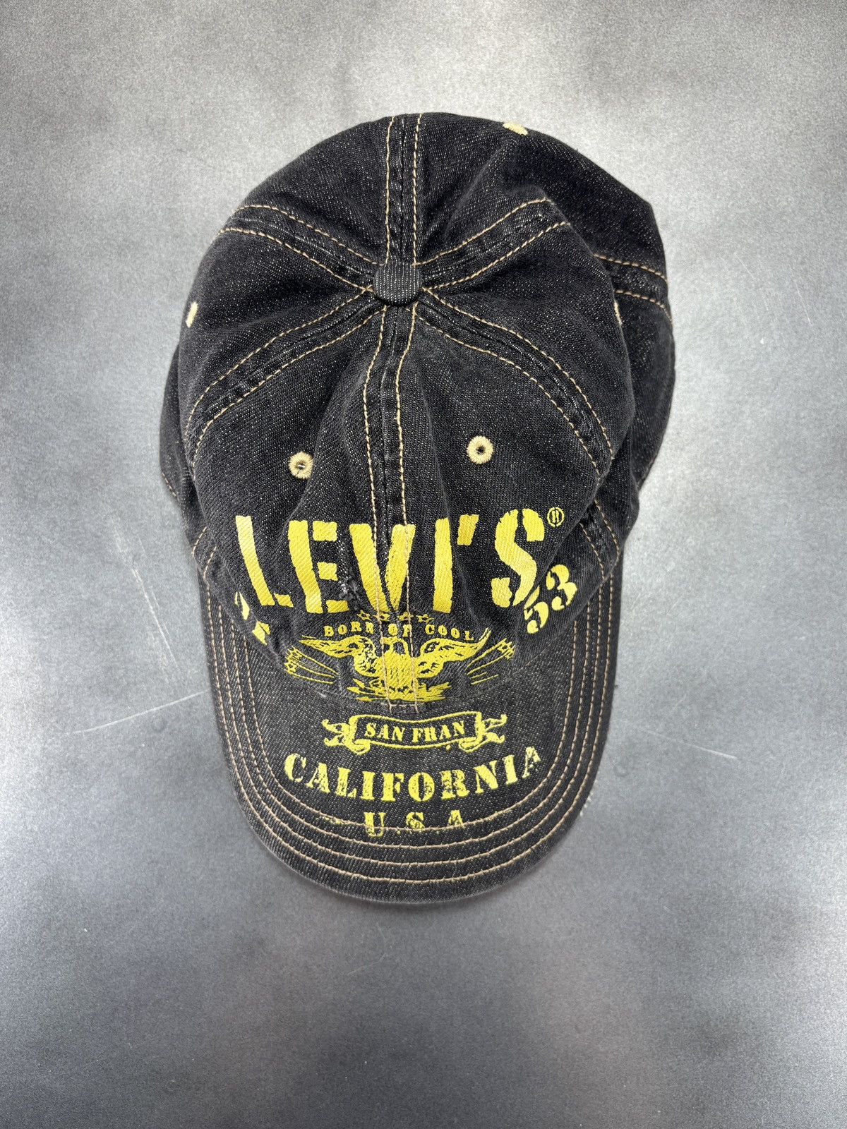 Levi's Y2K Levis Baseball Cap 2000s Vintage Printed Hat Von Dutch Size ONE SIZE - 15 Thumbnail