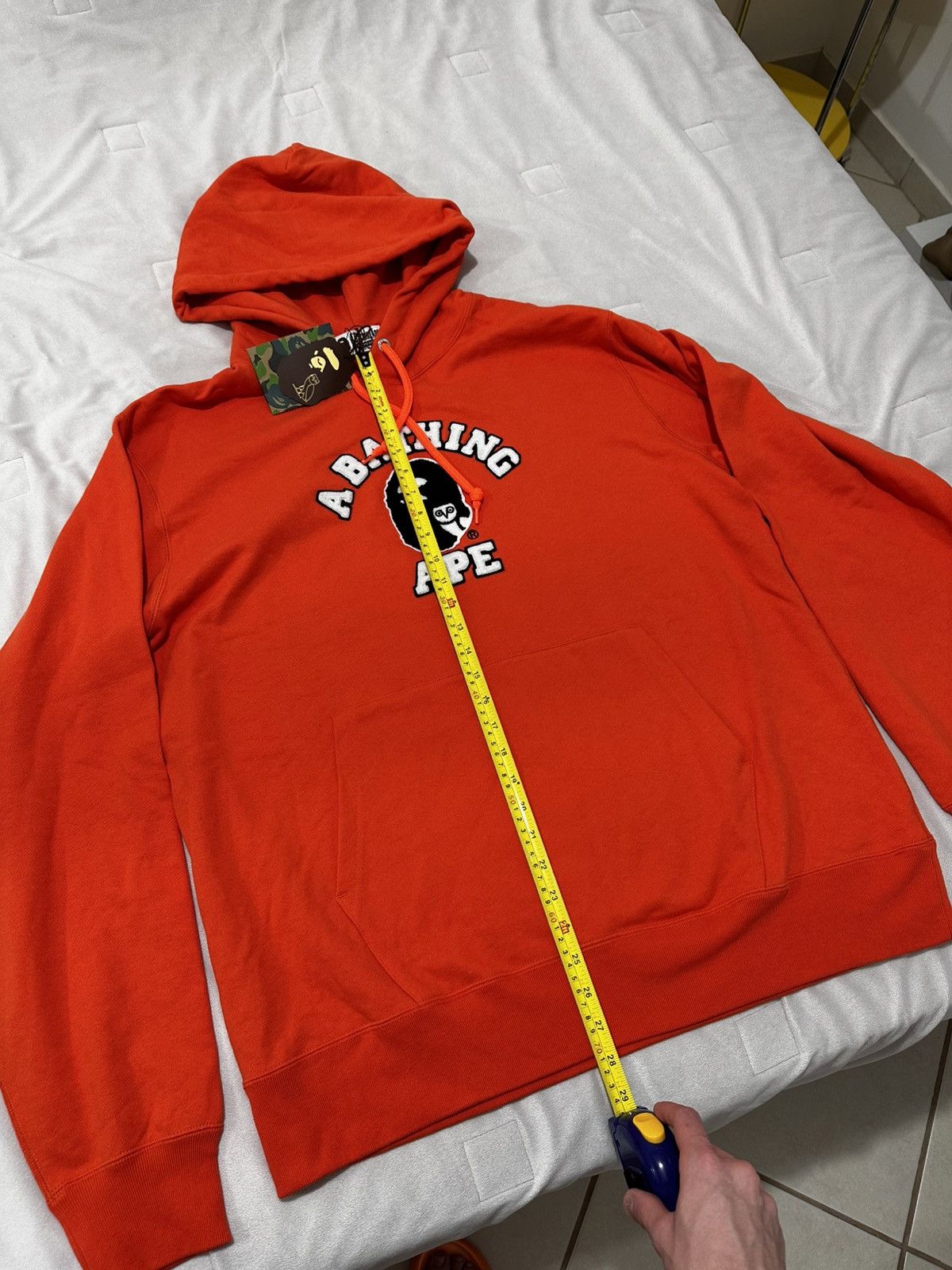 Bape × October's Very Own OVO x BAPE Orange Pullover Hoodie Size US XXL / EU 58 / 5 - 2 Thumbnail