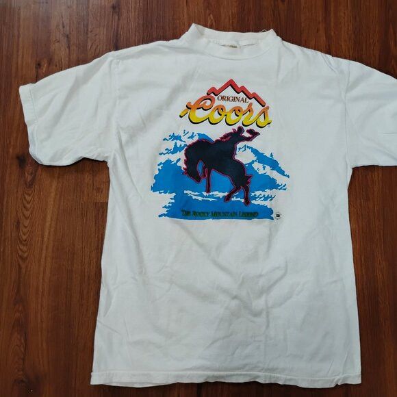 Other Vintage Coors Original Rocky Mountain Legend T-Shirt Size US L / EU 52-54 / 3 - 2 Thumbnail