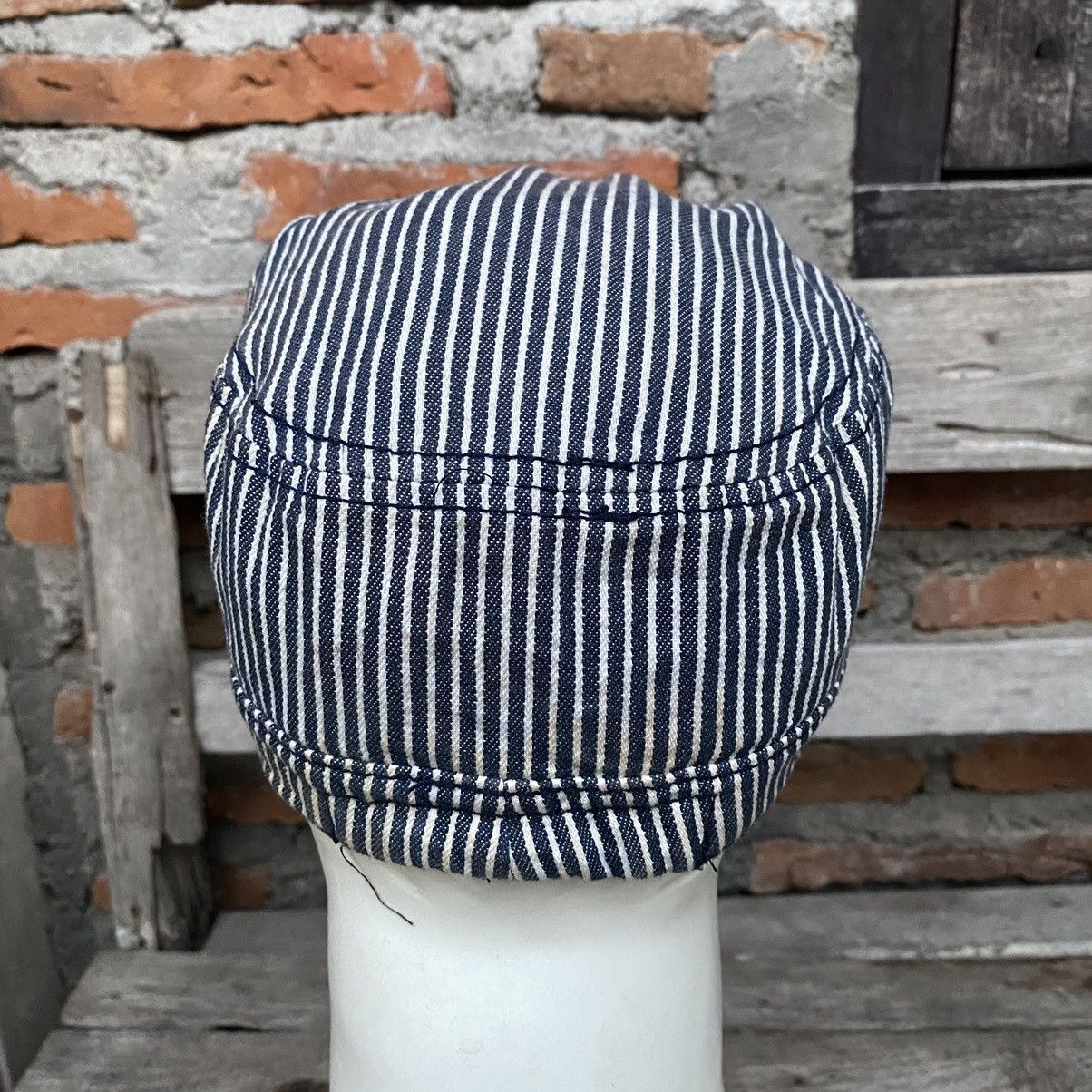 Lee LEE ICONIC LOGO HICKORY STRIPE PATROL HAT Size ONE SIZE - 6 Thumbnail
