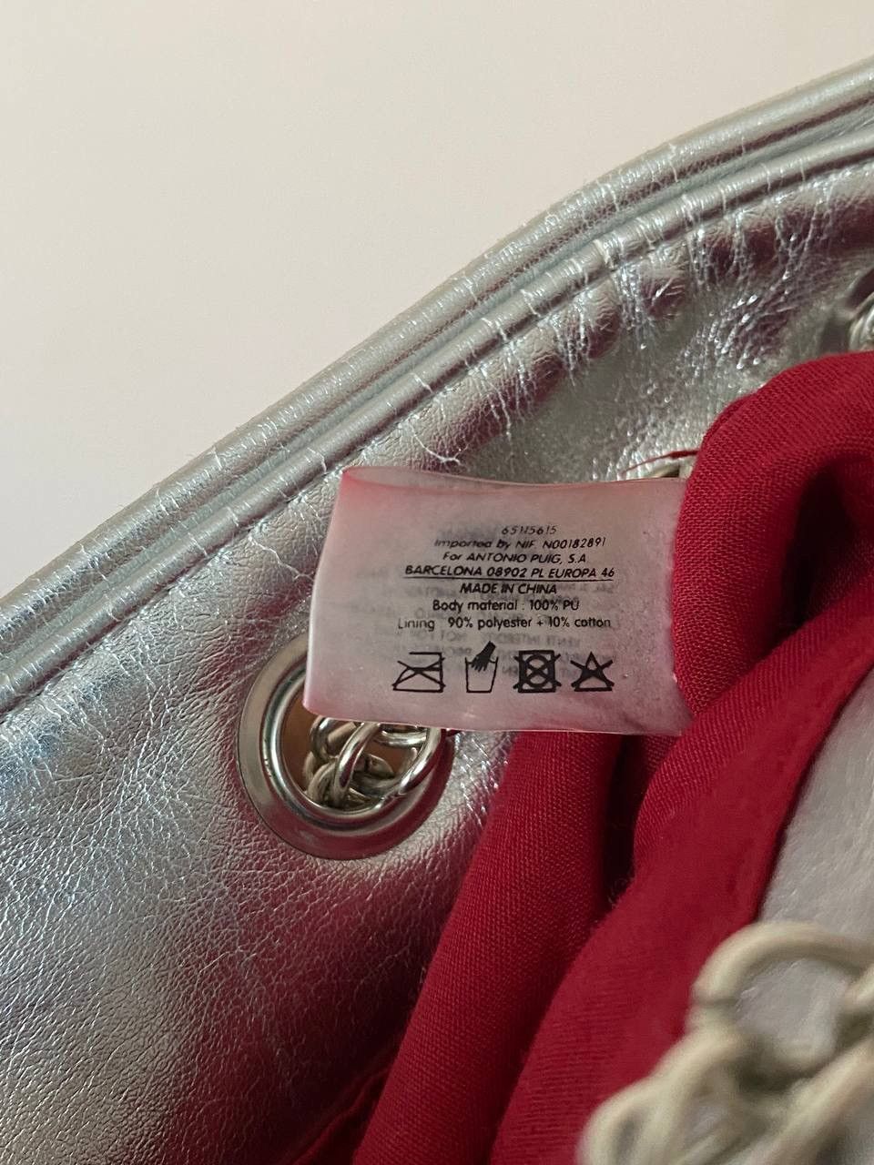 Jean Paul Gaultier Jean Paul Gaultier silver bucket bag leather silver red Size ONE SIZE - 8 Thumbnail