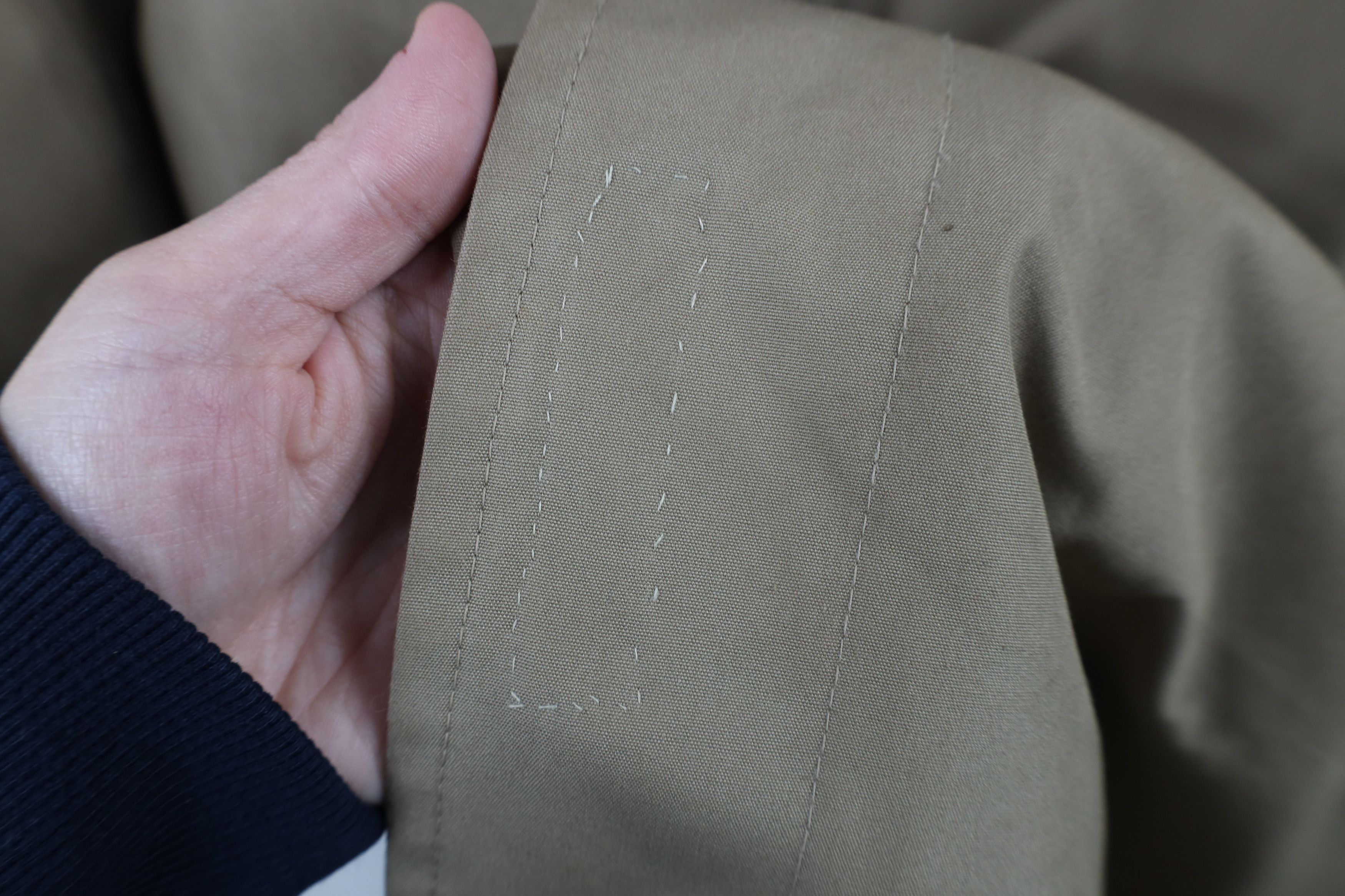 Vintage Vintage 90s Streetwear Lined Trench Coat Rain Jacket Beige Size US L / EU 52-54 / 3 - 6 Thumbnail