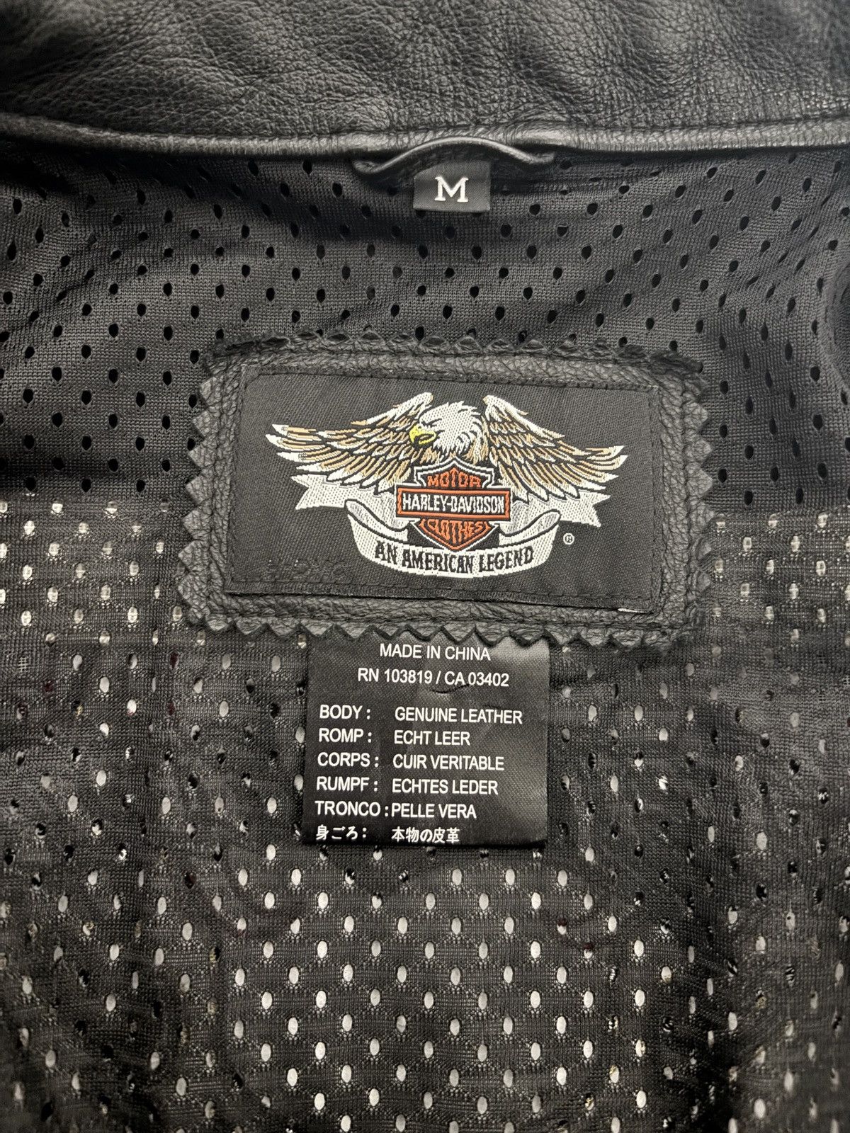 Harley Davidson Harley-Davidson Tribal Leather Jacket Size M / US 6-8 / IT 42-44 - 7 Thumbnail