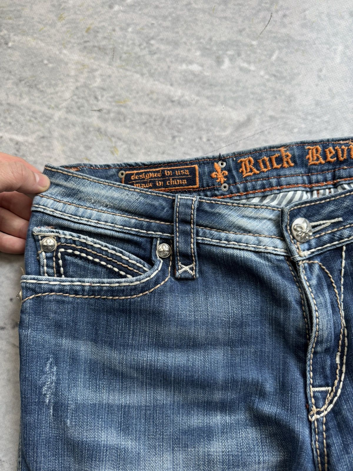 Rock Revival Rock Revival jeans blue Japanese style Punk pants Size US 32 / EU 48 - 4 Thumbnail