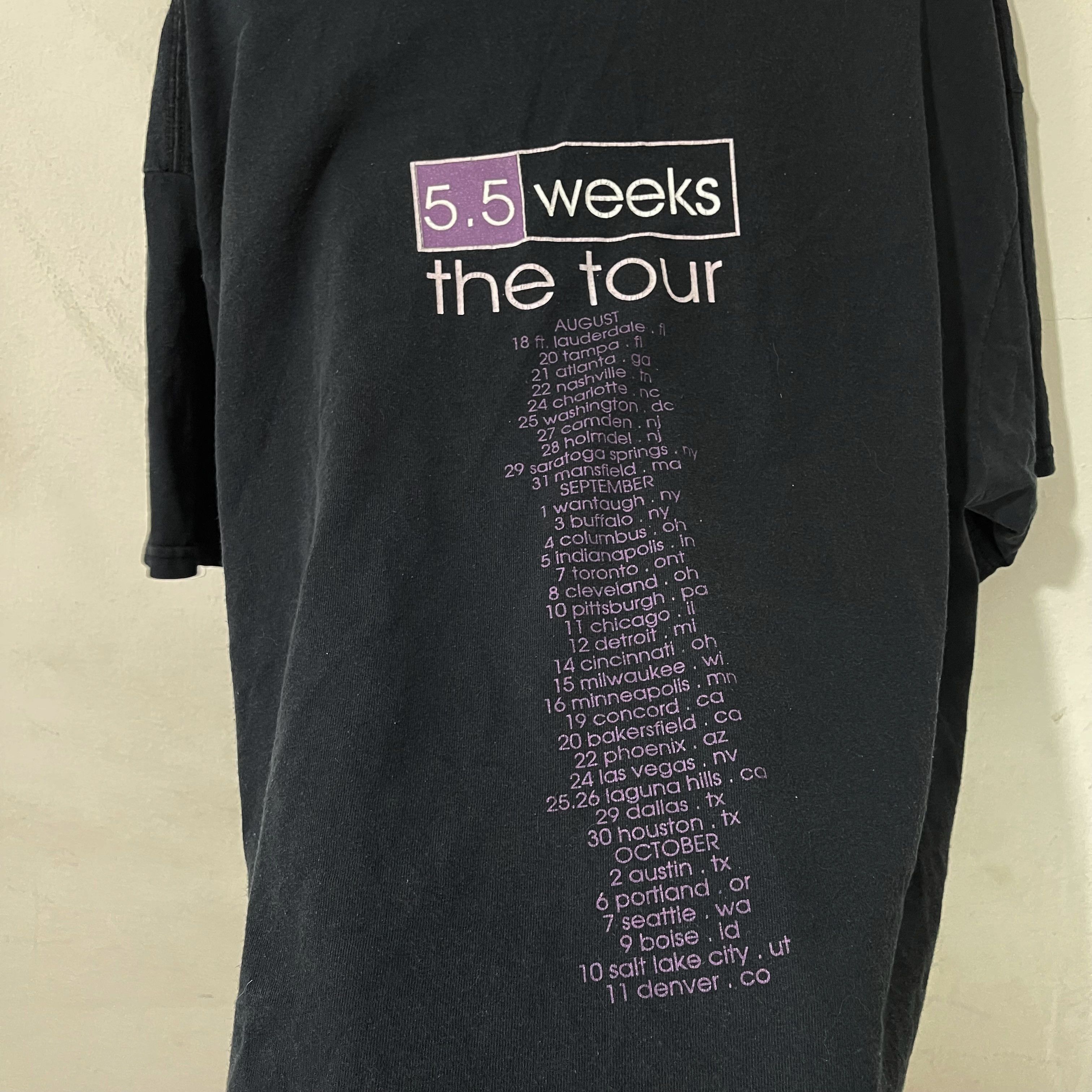 Band Tees Vintage 90s Tori Amos 5.5 Weeks The Tour T-Shirt Size US XL / EU 56 / 4 - 5 Thumbnail