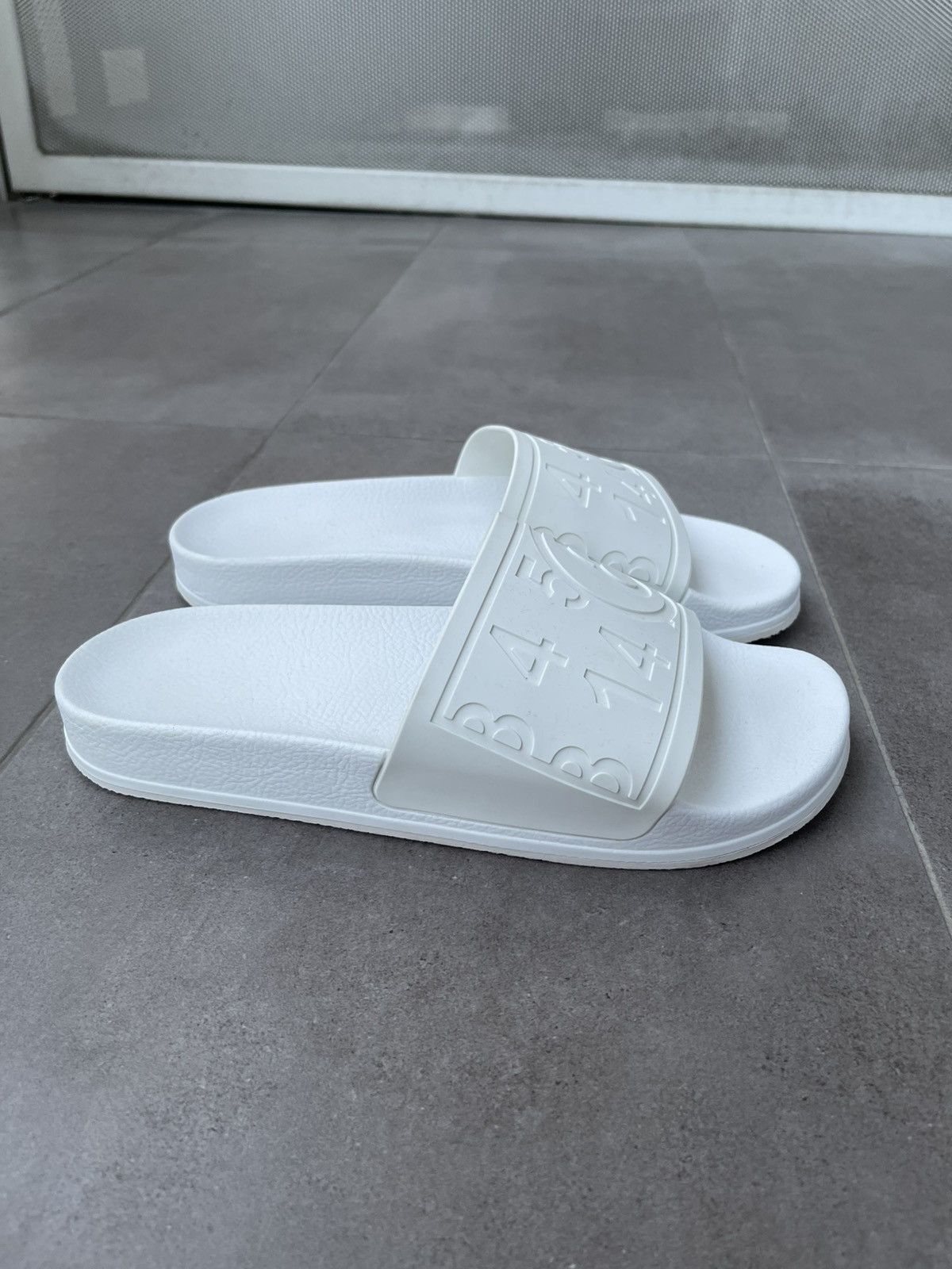 Maison Margiela !DS! SS21 Maison Margiela Numbers White Slides Size US 8 / EU 41 - 7 Thumbnail
