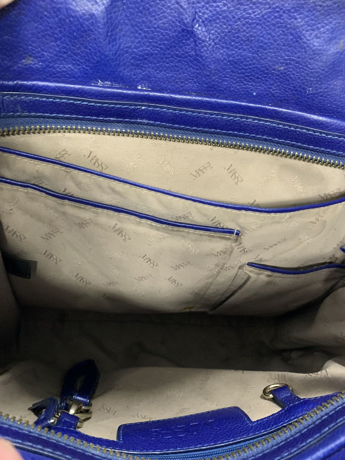 Miss Sixty Vintage Miss Sixty Electric Blue Leather Satchel Size ONE SIZE - 5 Thumbnail