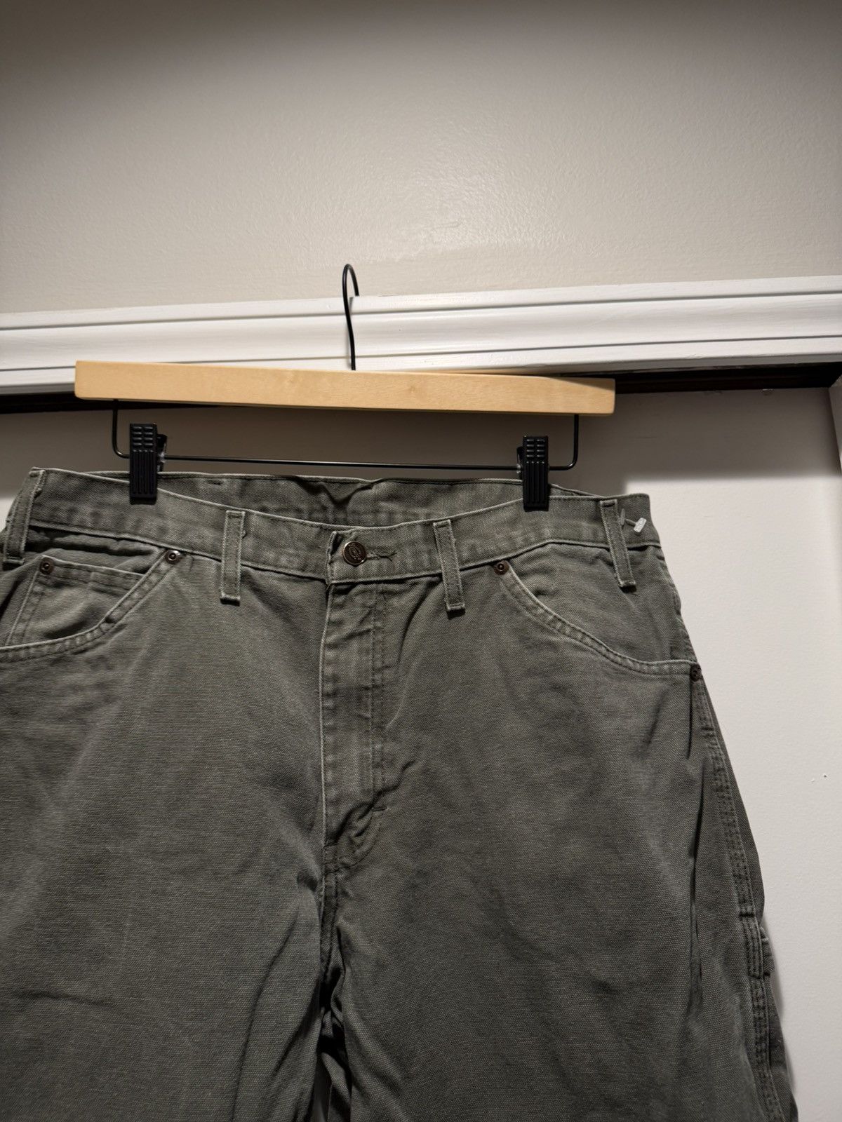 Dickies Vintage Dickies Carpenter Pants 34x30 Olive Size US 34 / EU 50 - 7 Thumbnail