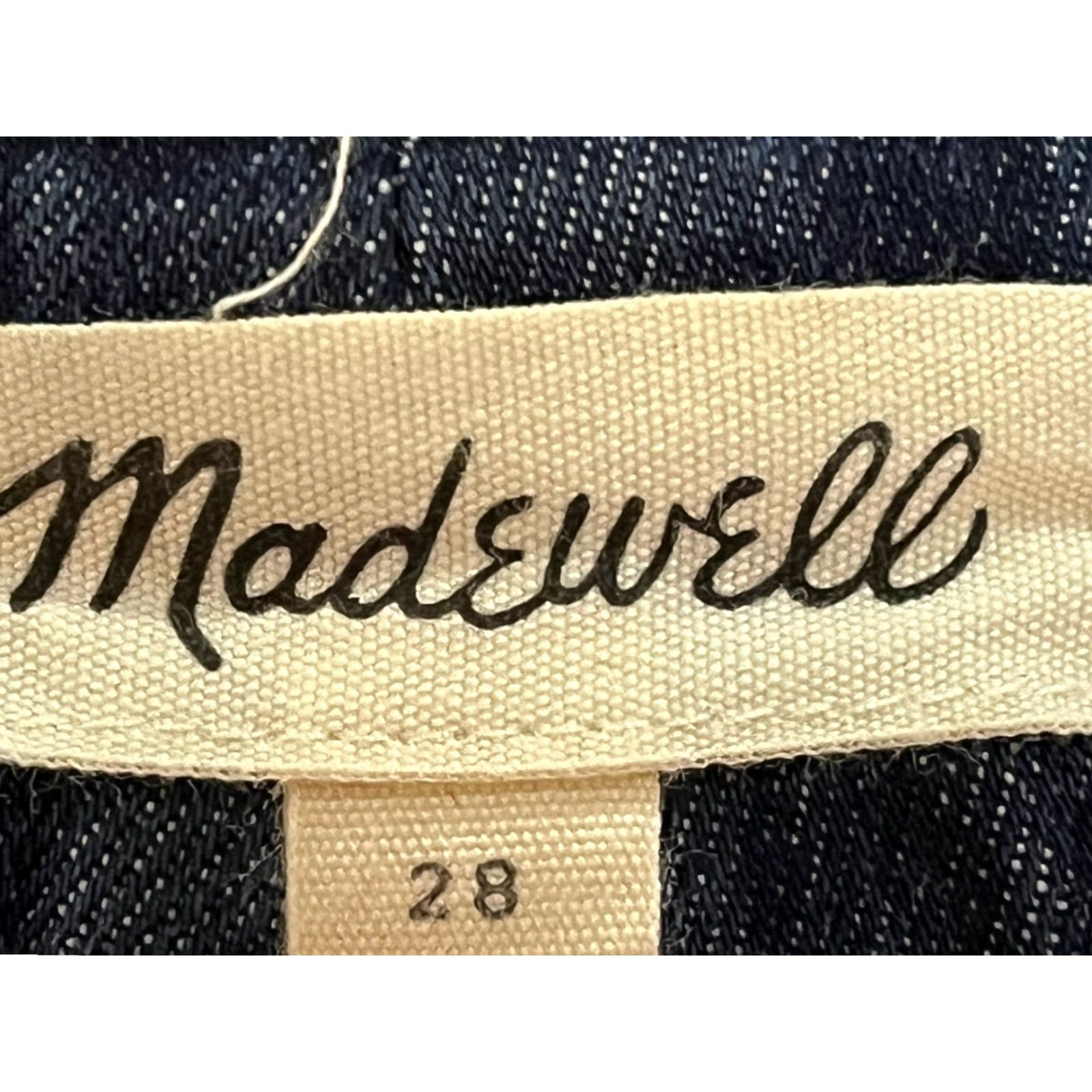 Madewell Madewell Front Zip Denim Skirt Women Sz 28 Blue Festival Aline Short Size 28" / US 6 / IT 42 - 3 Thumbnail