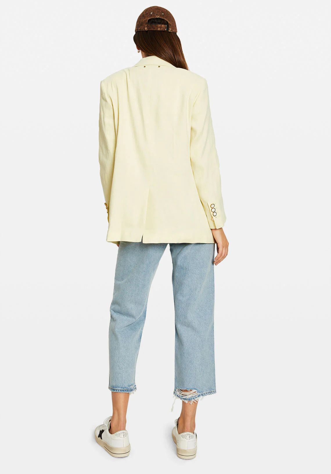 Golden Goose o1y0725 Blazer in Pastel yellow Size S / US 4 / IT 40 - 4 Thumbnail