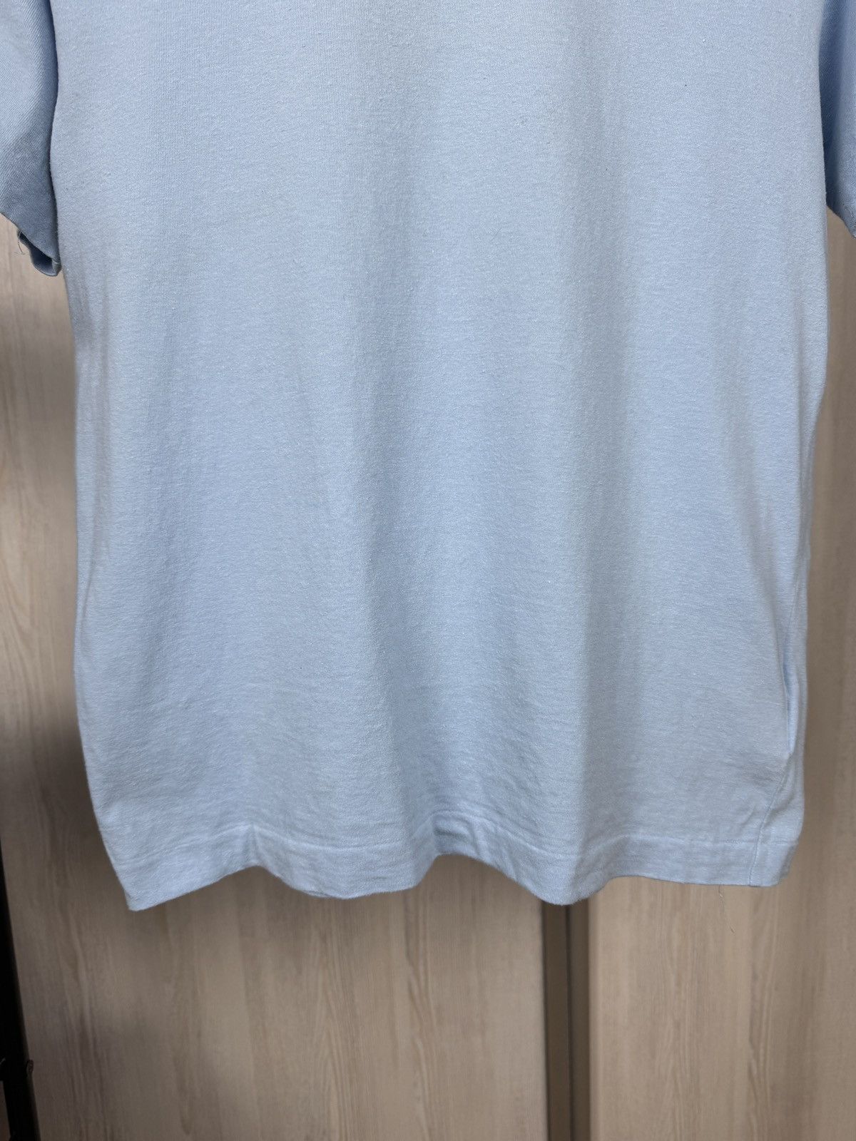 Comme des Garcons PLAY COMME des GARCONS PLAY Red Heart Blue Mens Cotton Tee Japan Size US M / EU 48-50 / 2 - 5 Thumbnail