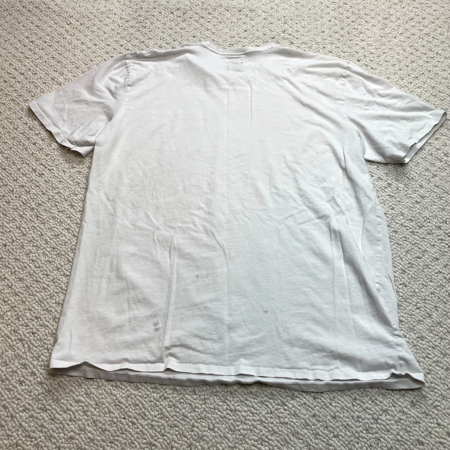 Jockey Jockey Shirt Mens XL White Short Sleeve Crew Neck Cotton Jersey Solid Casual Everyday T-Shirt Size US XL / EU 56 / 4 - 8 Thumbnail