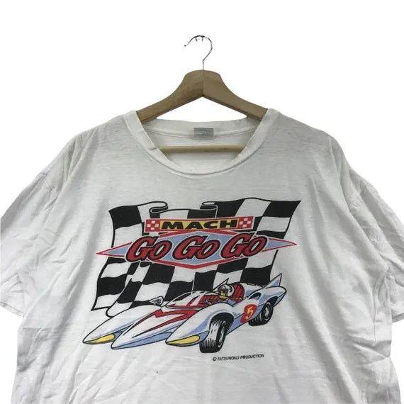 Anime × Vintage Vtg 90’ SPEED RACER ANIME Manga Mach Gogogo Tee Shirt Racing Size US L / EU 52-54 / 3 - 3 Thumbnail