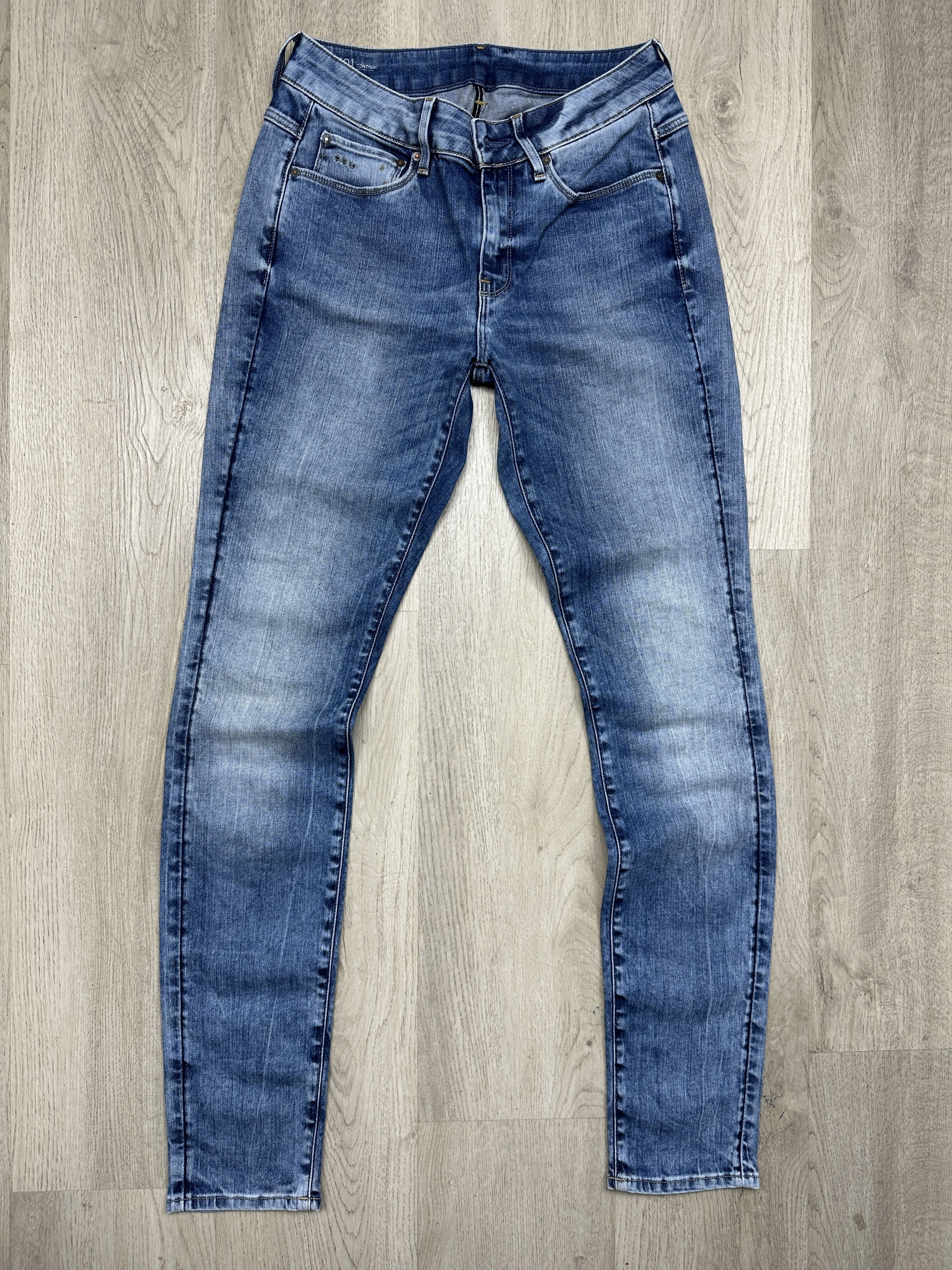 G-Star G Star Raw Womens 3301 Contour High Skinny Denim Pants Jeans Size 28" / US 6 / IT 42 - 1 Thumbnail