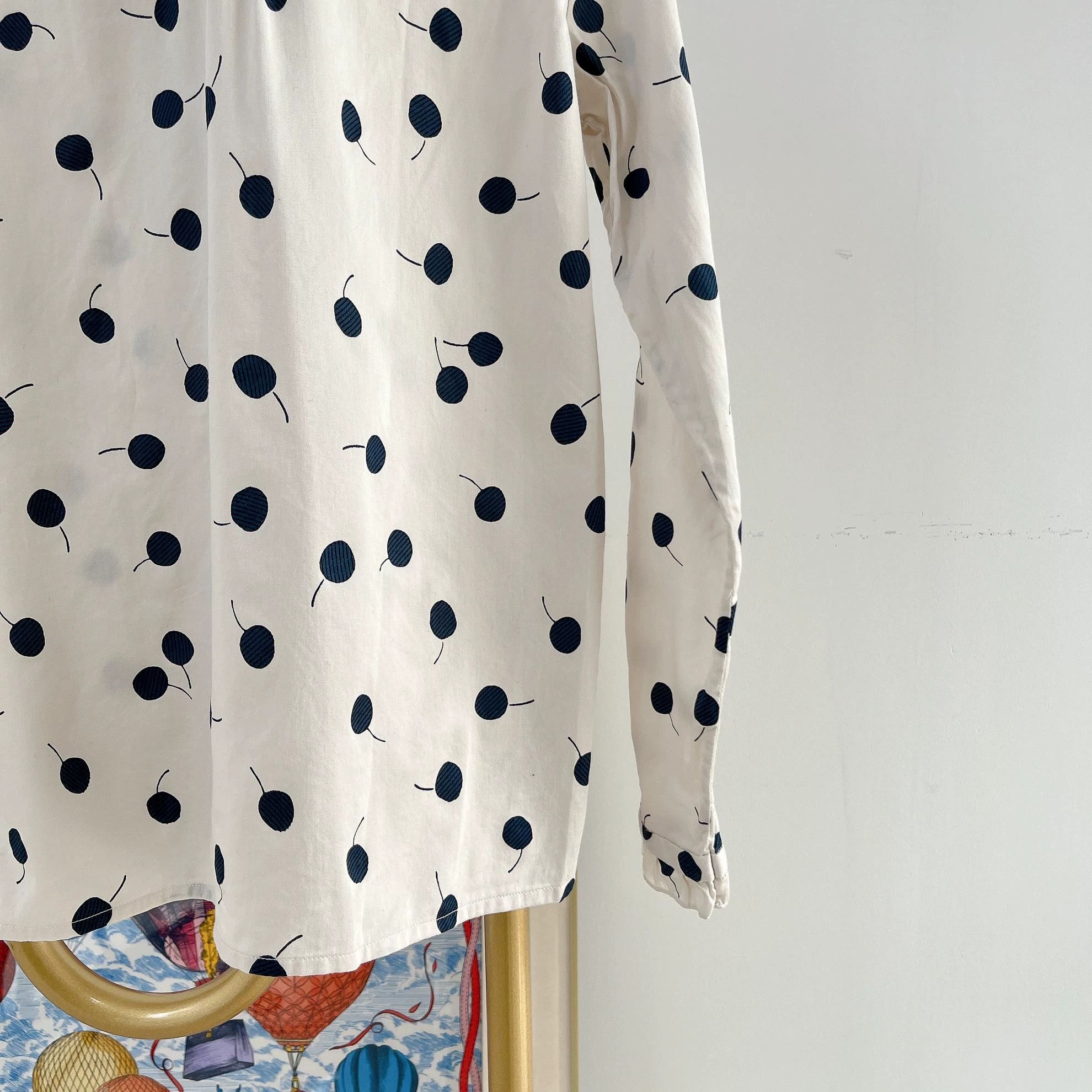 Other Bonpoint White Cherry Print Shirt 14A Size XS / US 0-2 / IT 36-38 - 5 Thumbnail
