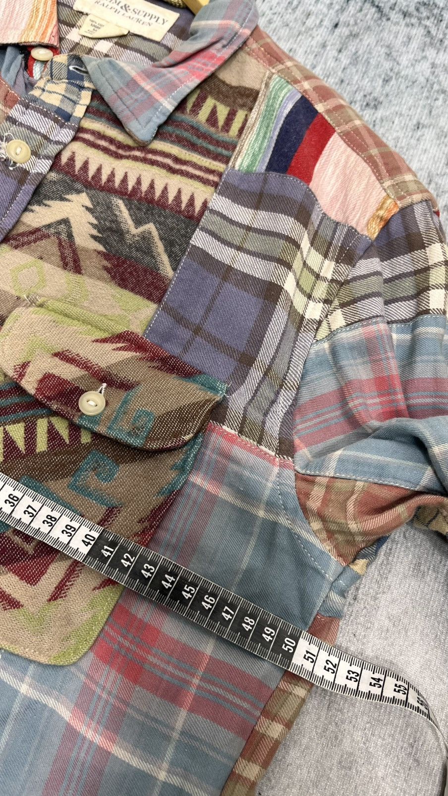Denim & Supply Ralph Lauren Vtg Patchwork Denim & supply Ralph lauren Size US M / EU 48-50 / 2 - 8 Thumbnail