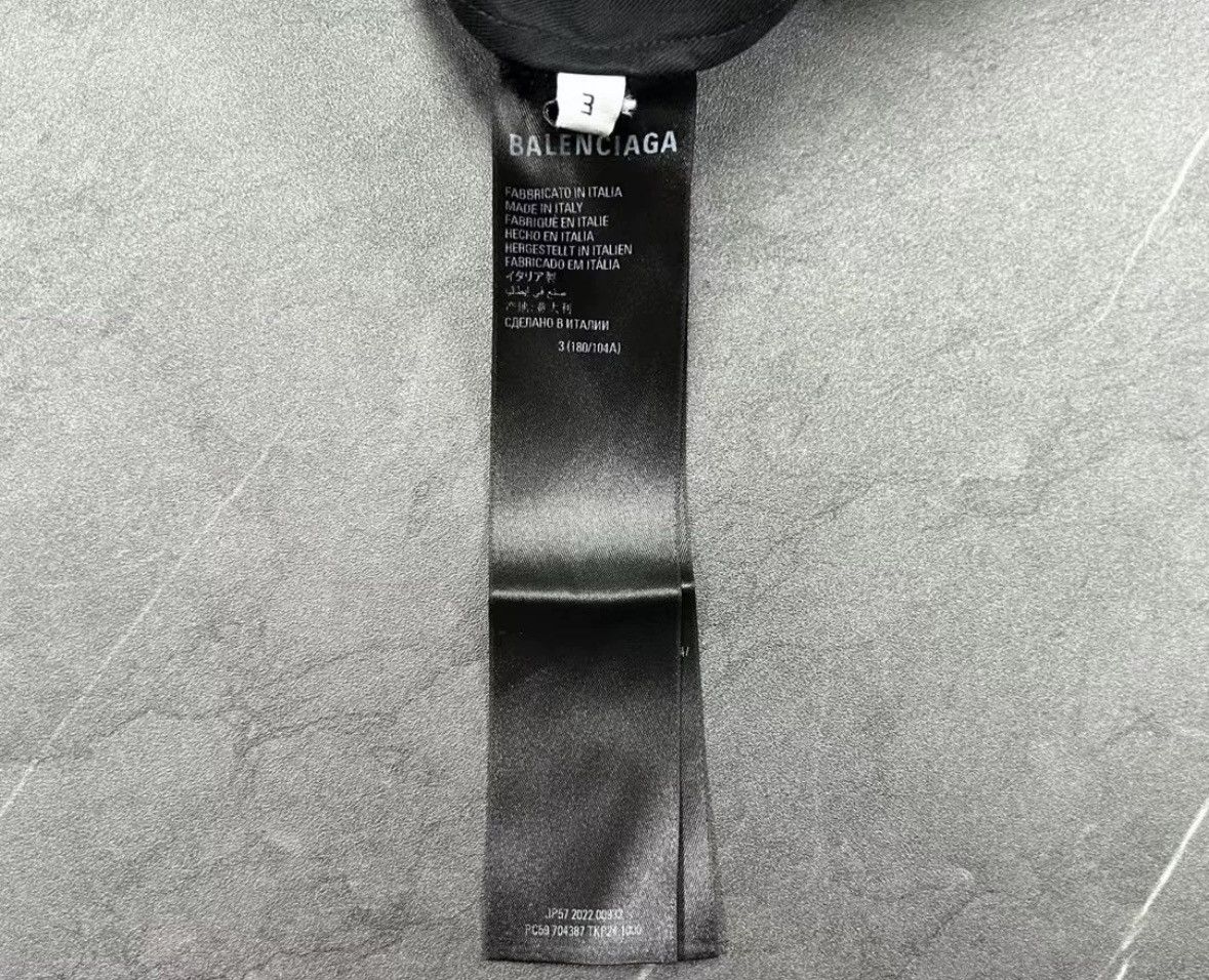 Balenciaga Balenciaga black slogan short sleeved shirt Size US L / EU 52-54 / 3 - 6 Thumbnail