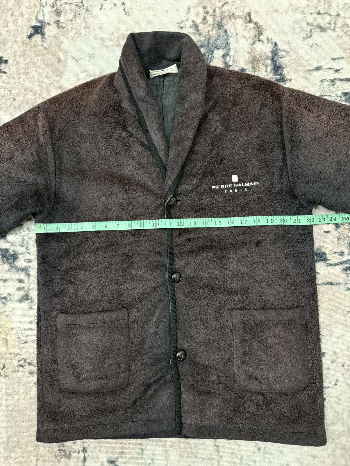 Designer × Pierre Balmain PIERRE BALMAIN PARIS BATHROBE FLEECE JACKET Size US M / EU 48-50 / 2 - 13 Thumbnail