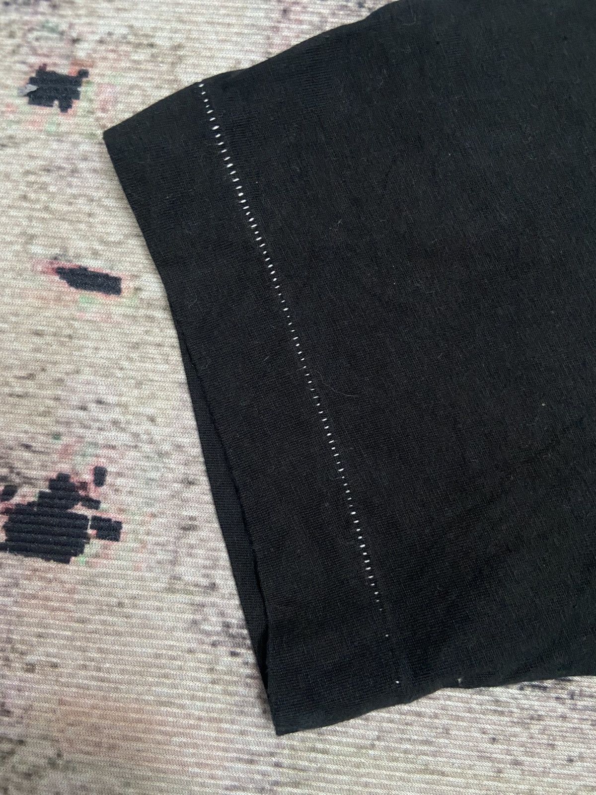 Issey Miyake Issey Miyake Tee — Black Vertical Bleach Stripe Size US M / EU 48-50 / 2 - 5 Thumbnail