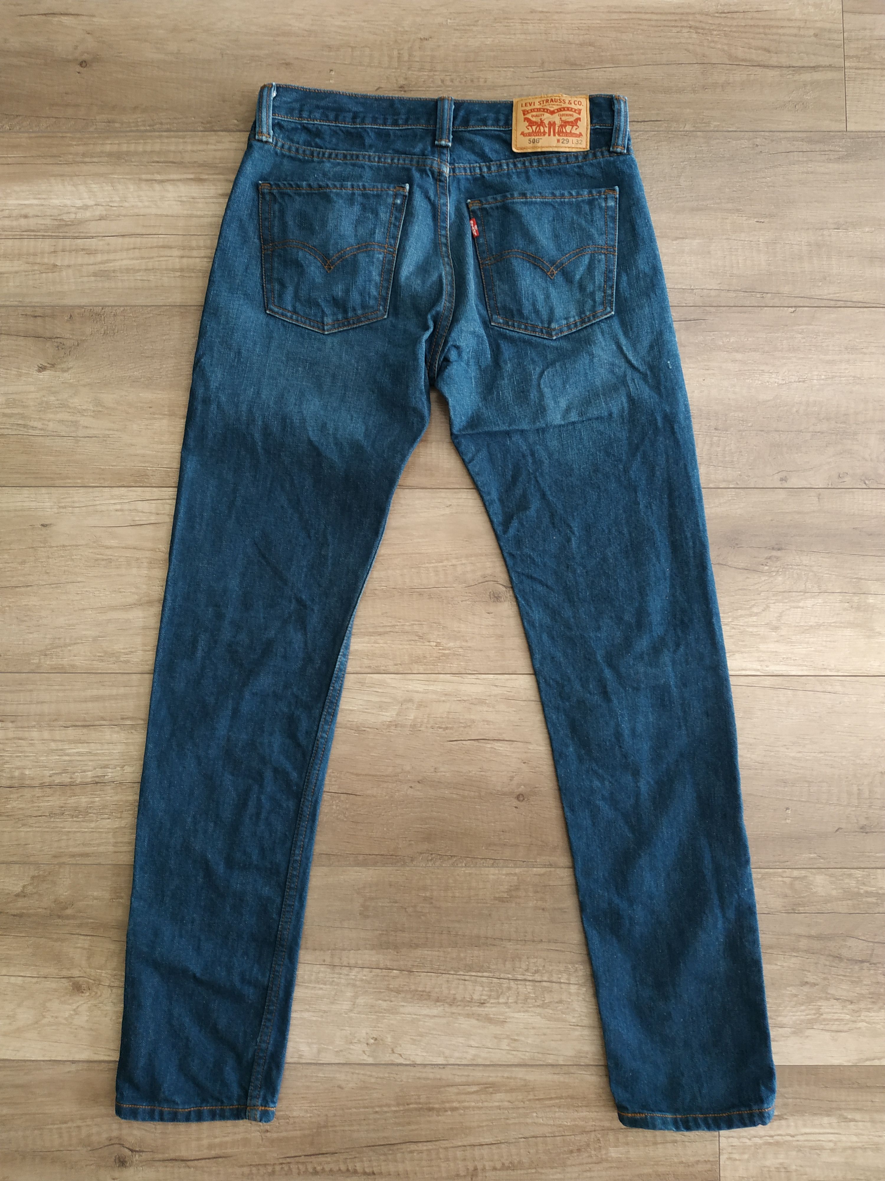 Levi's Levi's 508 Men's Slim Fit Navy Jeans, W29 L32 Size US 29 - 3 Thumbnail