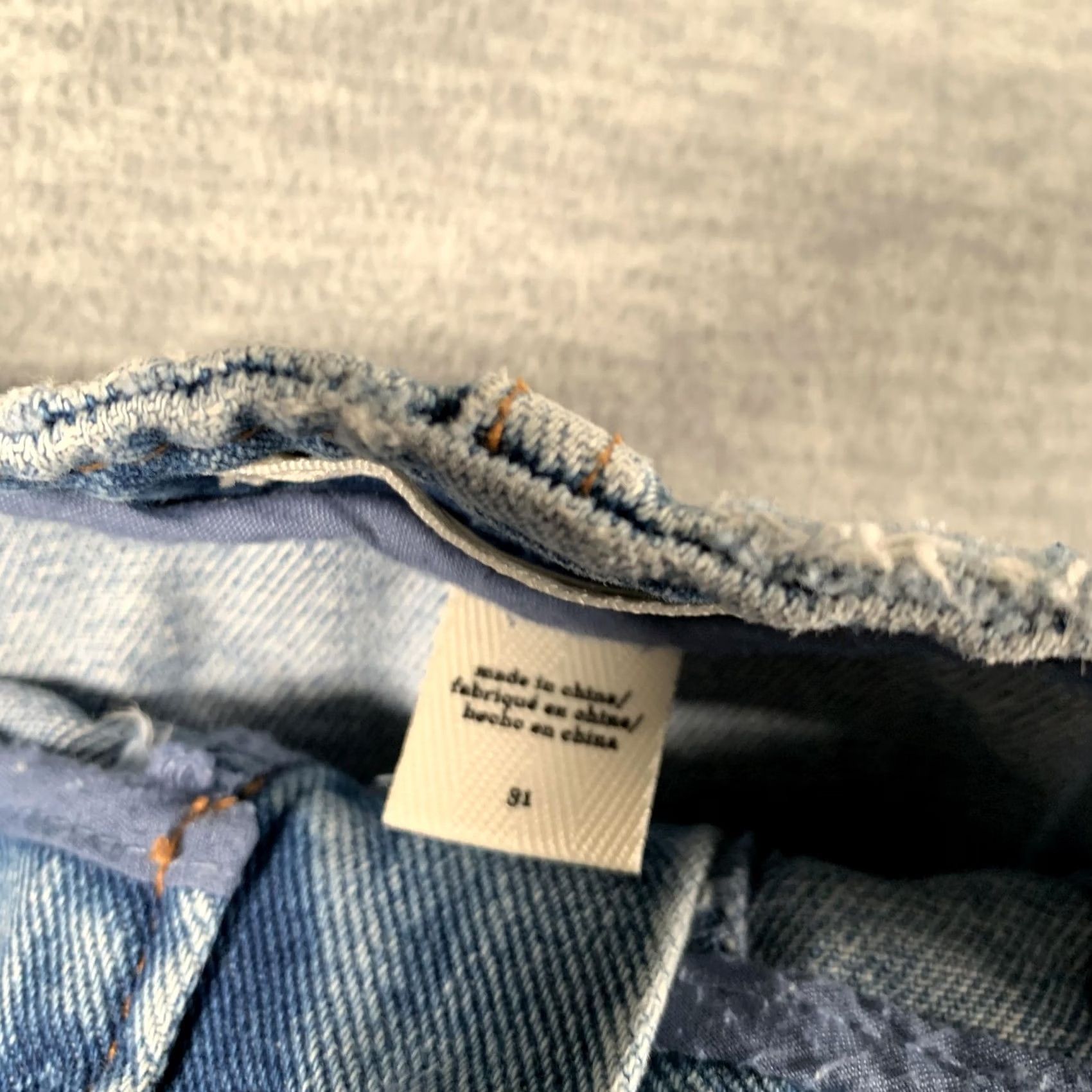 Billabong Billabong Skirt Womens 31 Blue Denim Button Front Mini High Waist Casual Summer Size 24" / US 00 / IT 34 - 6 Thumbnail