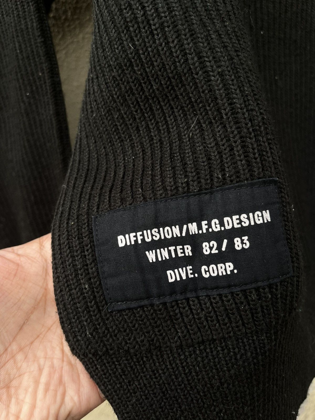Marithe + Francois Girbaud Aw 82/83 black knitwear for japan Size US M / EU 48-50 / 2 - 5 Thumbnail