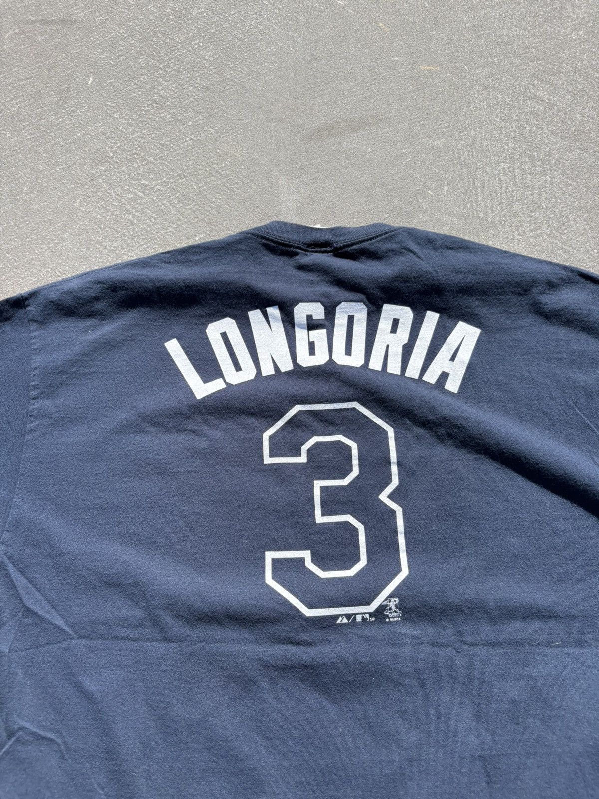 MLB Vintage Evan Longoria Tampa Bay Rays blue t-shirt size XXL Size US XXL / EU 58 / 5 - 4 Thumbnail