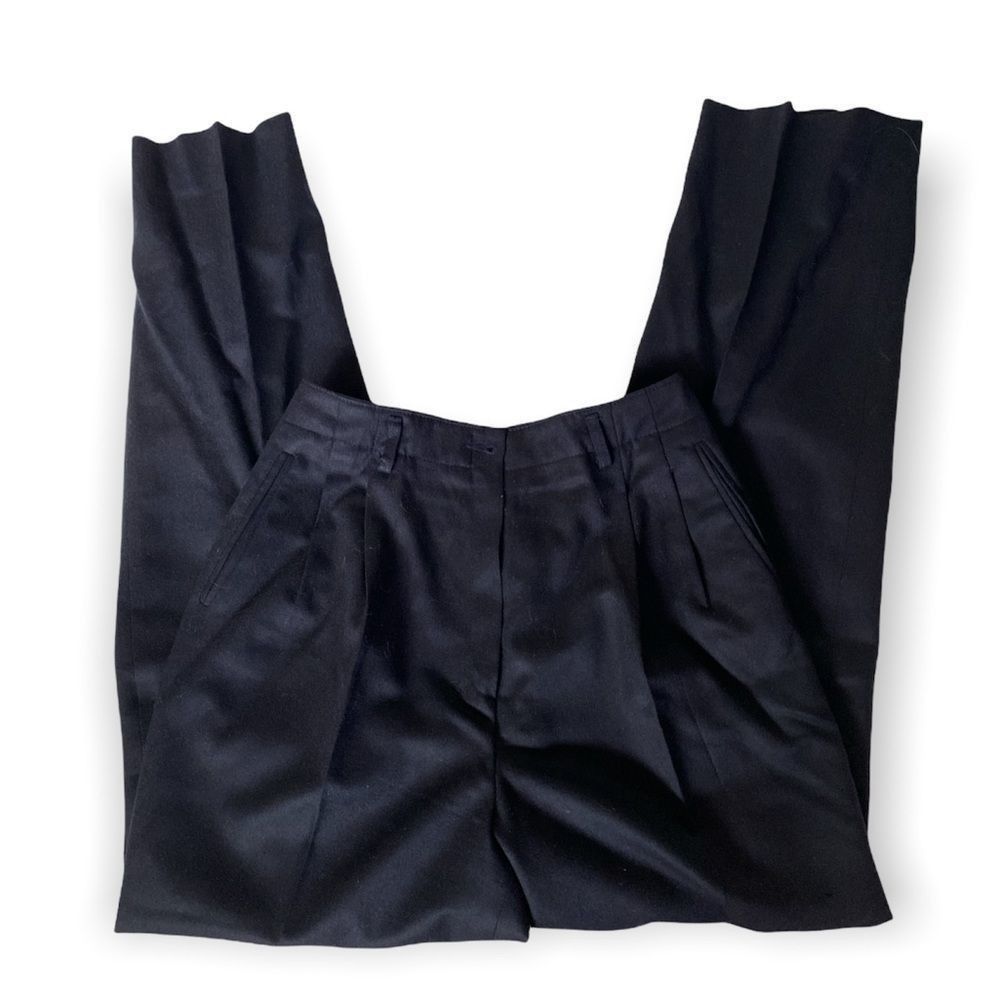 Other Harve Benard SZ 10 vintage high waisted wool pants Size 32" / US 10 / IT 46 - 1 Thumbnail