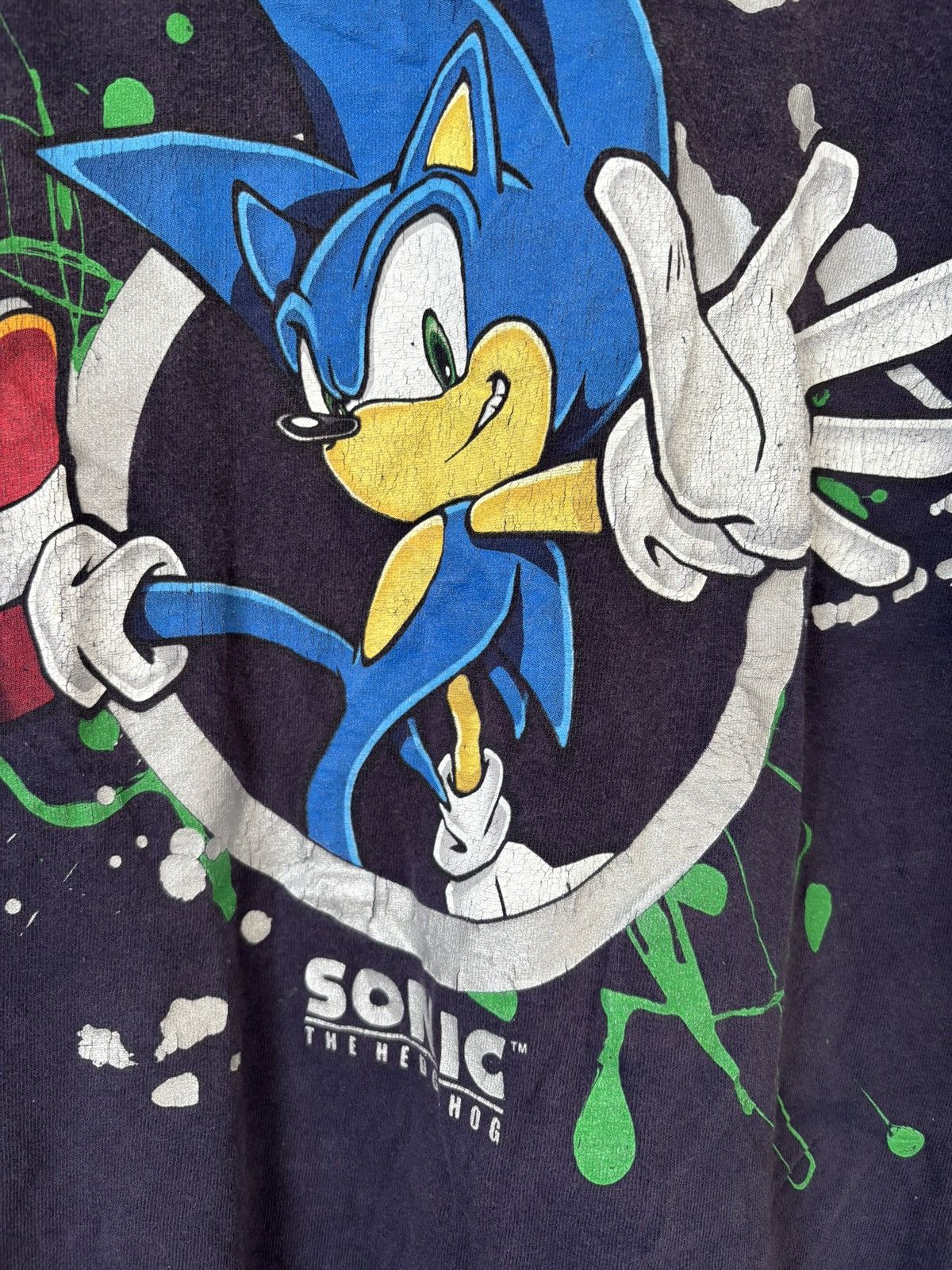 Vintage Vintage Sonic the Hedgehog T Shirt Size US S / EU 44-46 / 1 - 6 Thumbnail