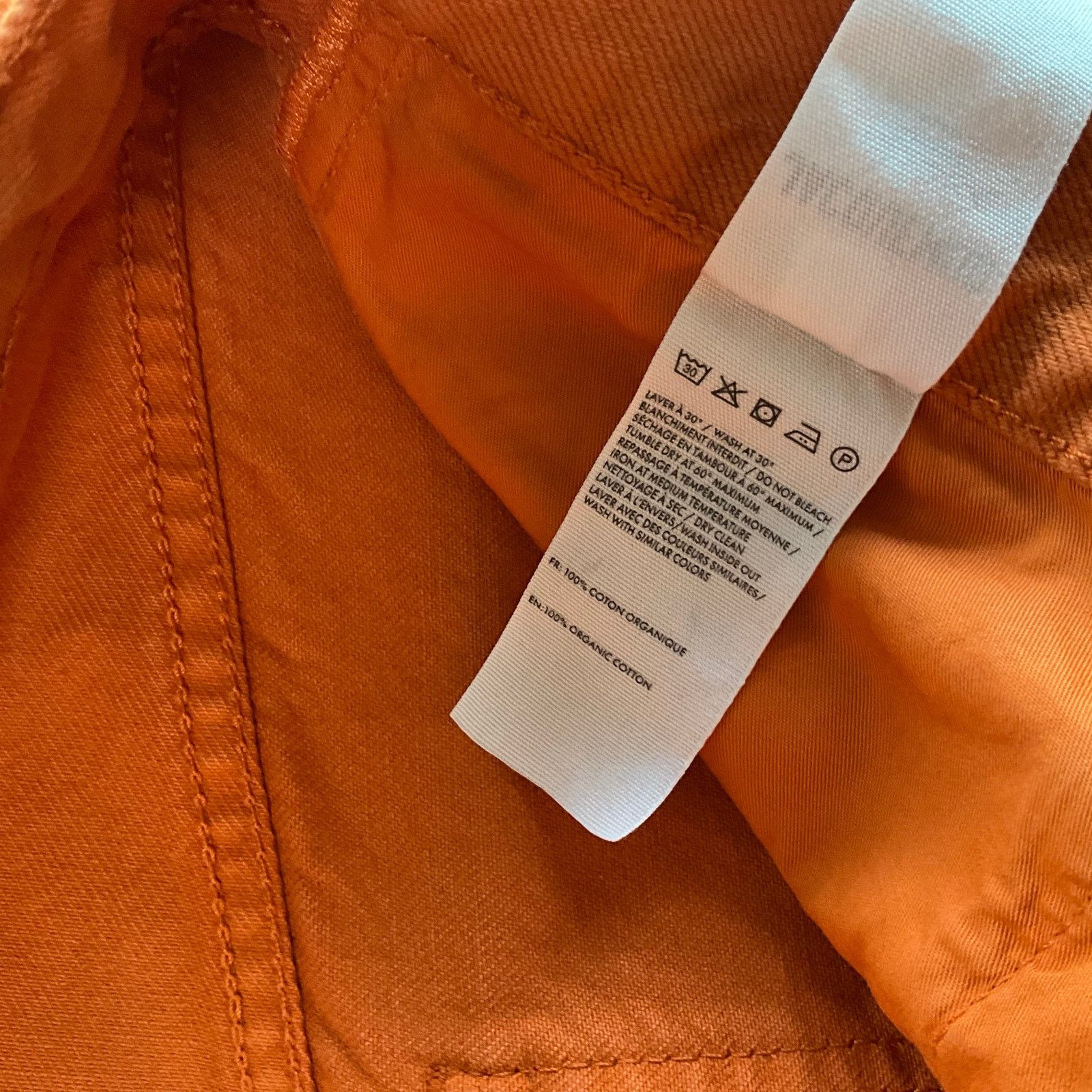 Jacquemus JACQUEMUS: Men's Orange "Le Raphia" Jeans - 30 Size US 30 / EU 46 - 5 Thumbnail