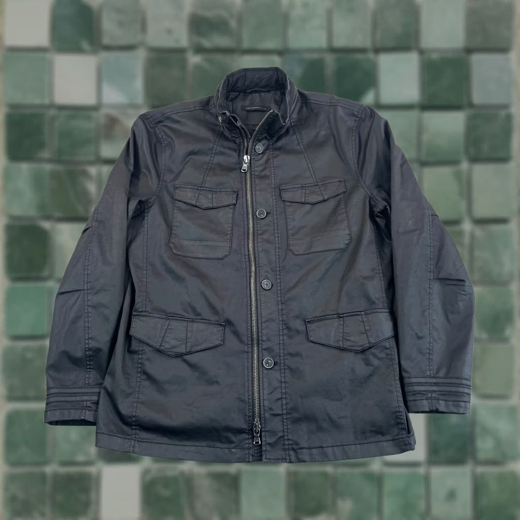 John Varvatos John Varvatos OFFICER FIELD JACKET Men Large Black Full Zip Hooded NWOT Size US L / EU 52-54 / 3 - 1 Thumbnail