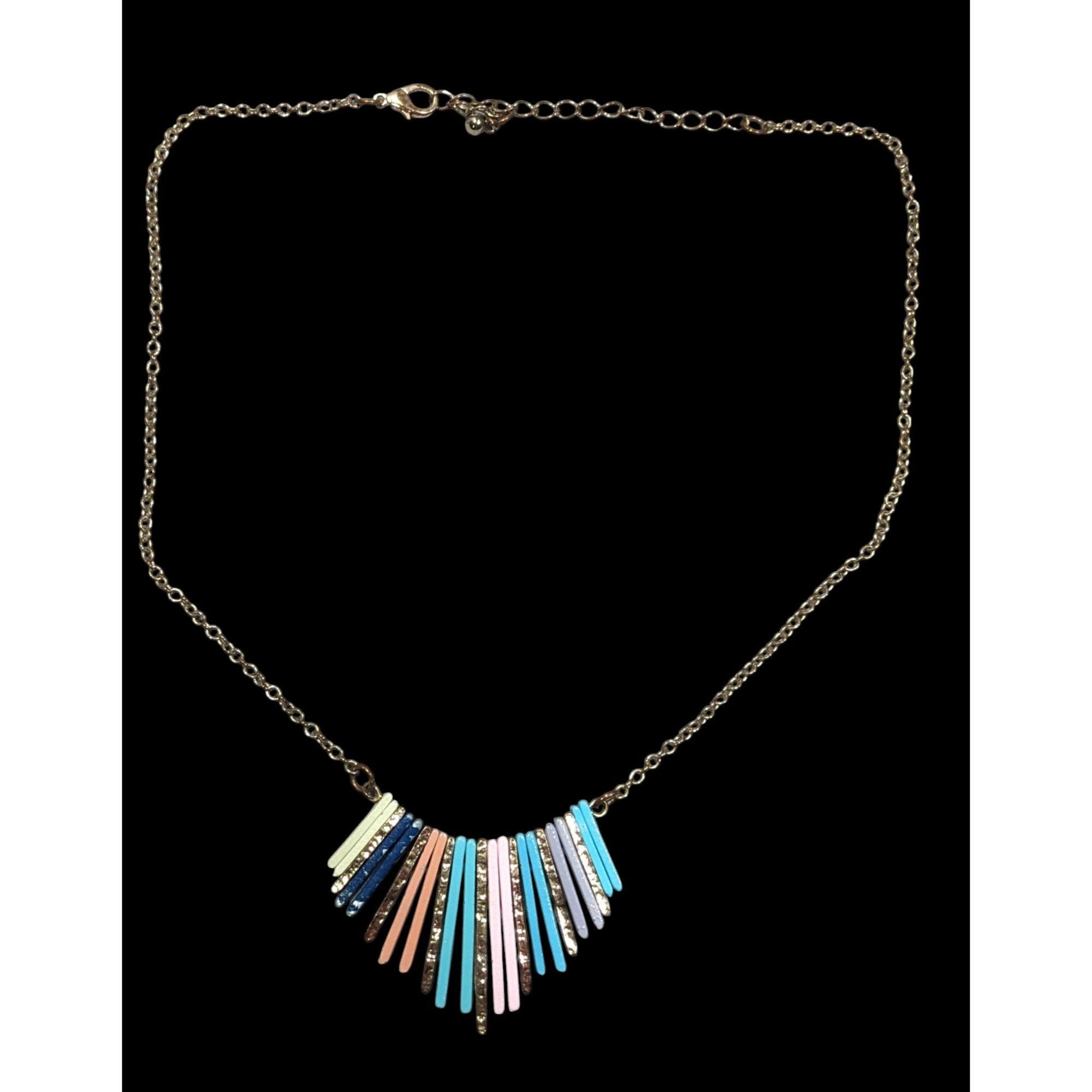Other Bohemian Rainbow Cascading Key Fringe Pendant Necklace Size ONE SIZE - 1 Thumbnail