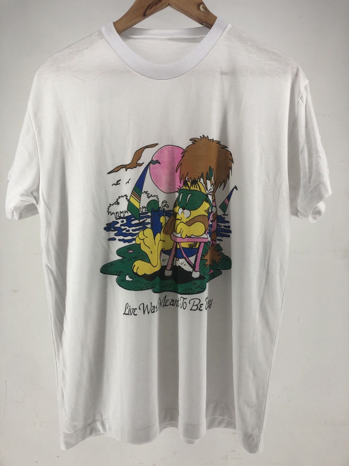 Cartoon Network × Vintage Vintage bootleg Garfield cat shirt Size US M / EU 48-50 / 2 - 1 Thumbnail