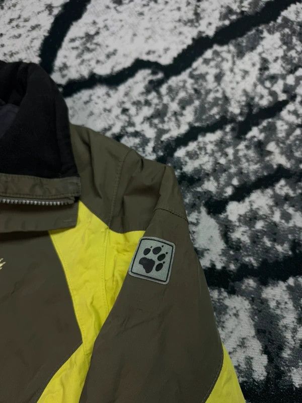Jack Wolfskin insulated outdoor ski jacket green khaki xs logo Size XS / US 0-2 / IT 36-38 - 4 Thumbnail