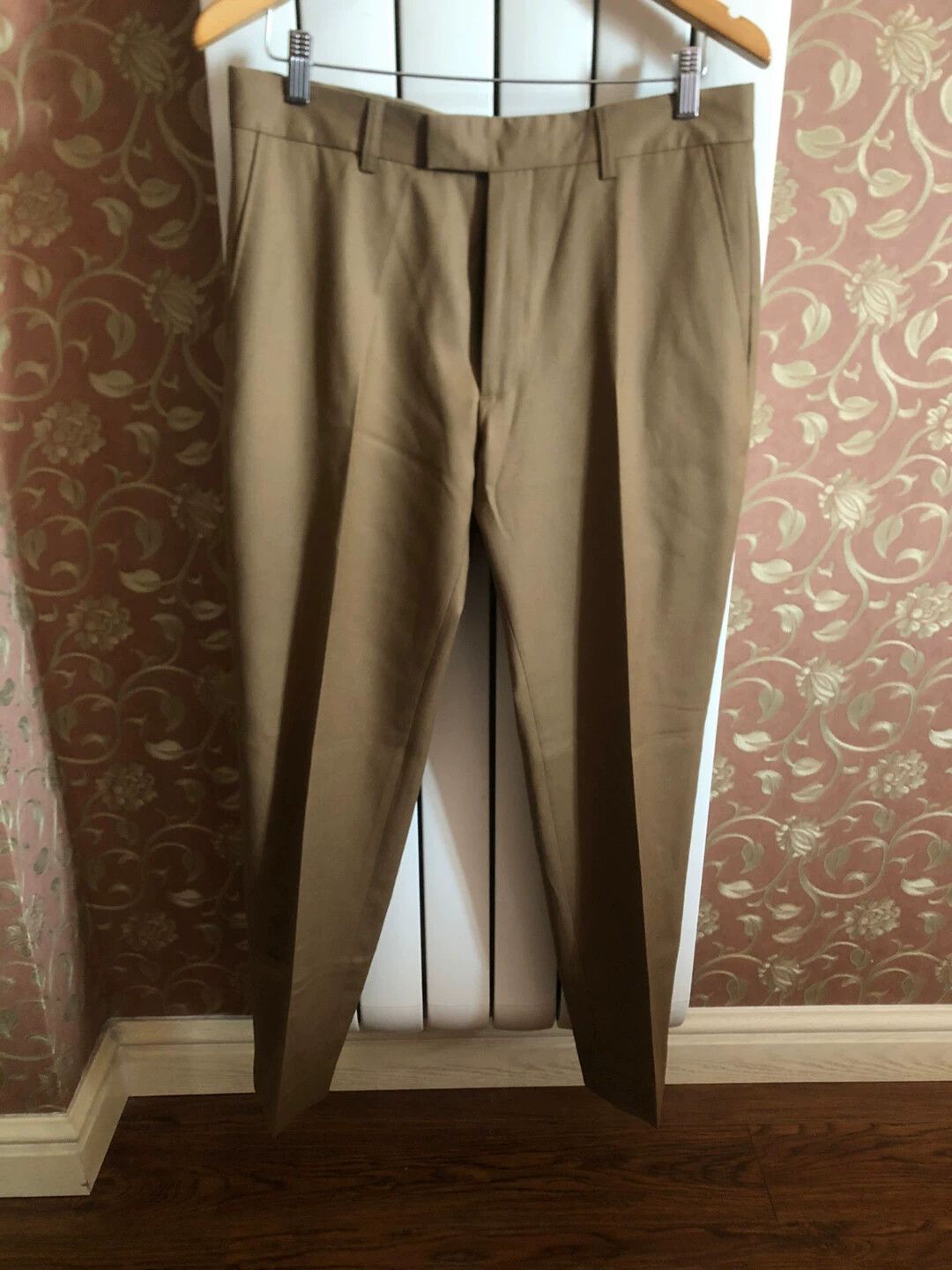 Burberry Sandro Camel Slim Fit Wool Suit Size 48 (New, Authentic) Size 48R - 4 Thumbnail