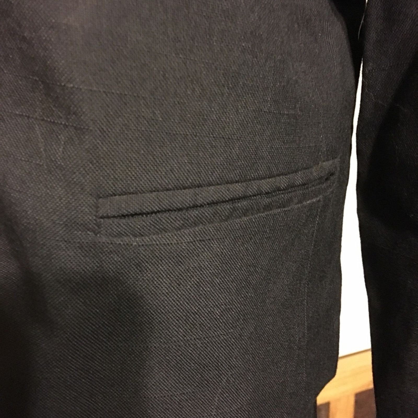 Vintage E.H.Woods black skirt suit with gold buttons 10 Size L / US 10 / IT 46 - 5 Thumbnail