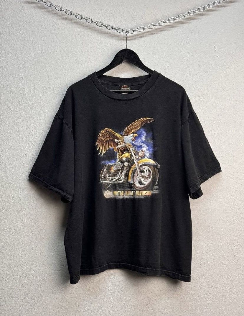 Harley Davidson Harley Davidson Vintage 90s T-shirt Size US XL / EU 56 / 4 - 5 Thumbnail
