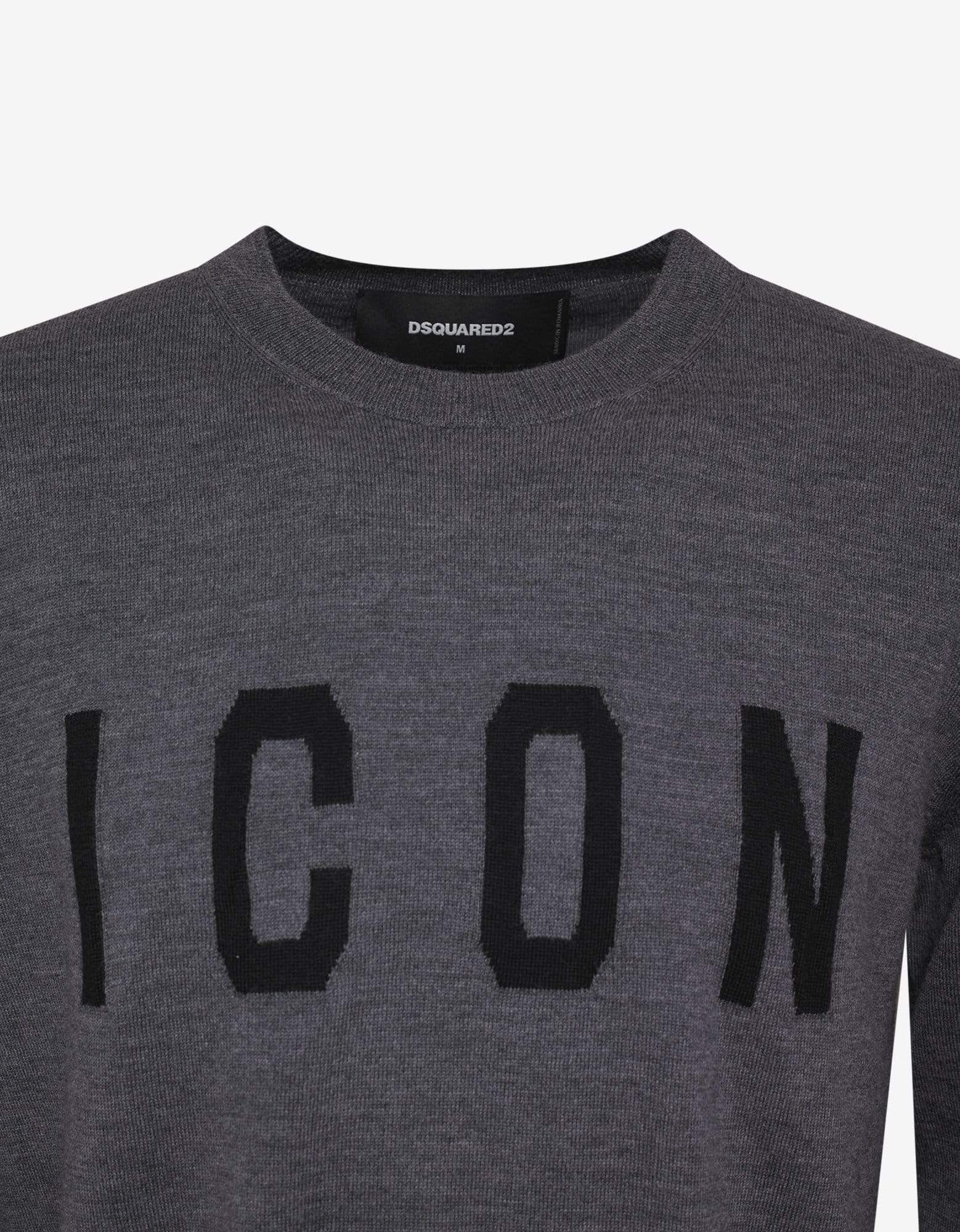 Dsquared2 Dsquared2 Grey Icon Sweater Size US XS / EU 42 / 0 - 5 Thumbnail