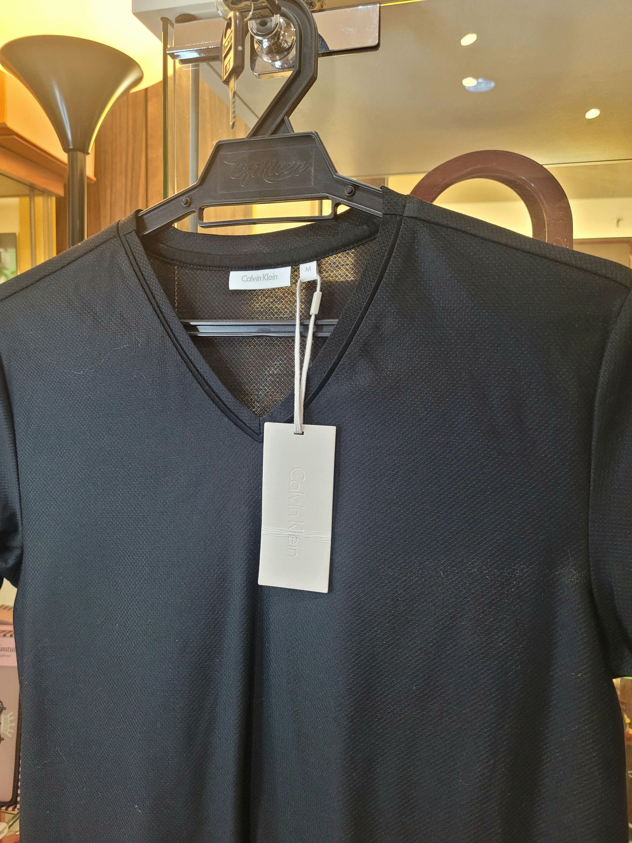 Calvin Klein Calvin Klein Cotton Blend Men's V-Neck T-Shirt Size US S / EU 44-46 / 1 - 3 Thumbnail