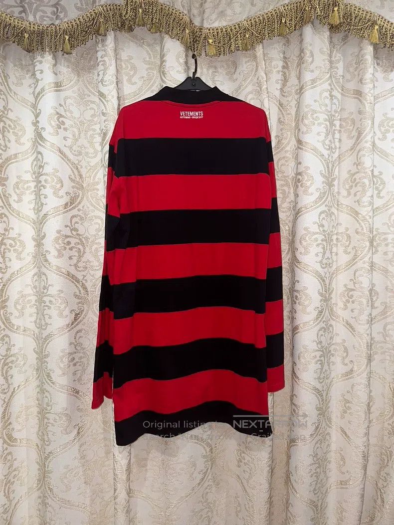 Vetements Vetements Black and Red Striped Long Sleeve Size US S / EU 44-46 / 1 - 2 Thumbnail