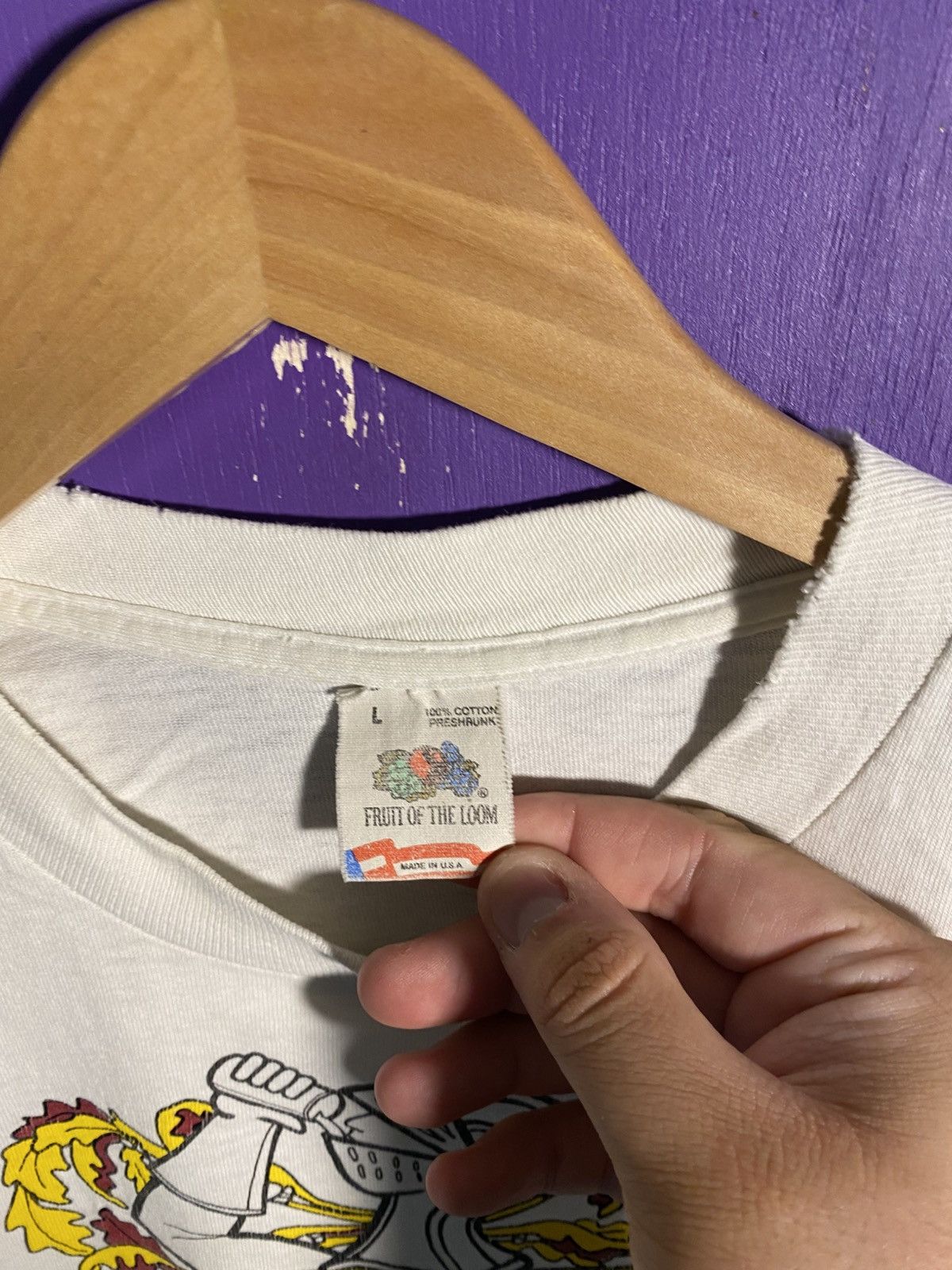 Vintage 1989 Brown beer bike college tee