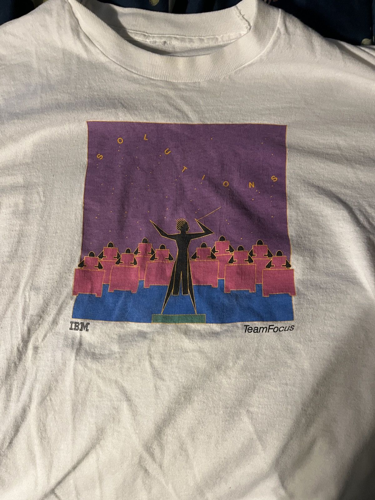 Vintage Vintage IBM Solutions TeamFocus Tech Shirt Size US XL / EU 56 / 4 - 3 Thumbnail
