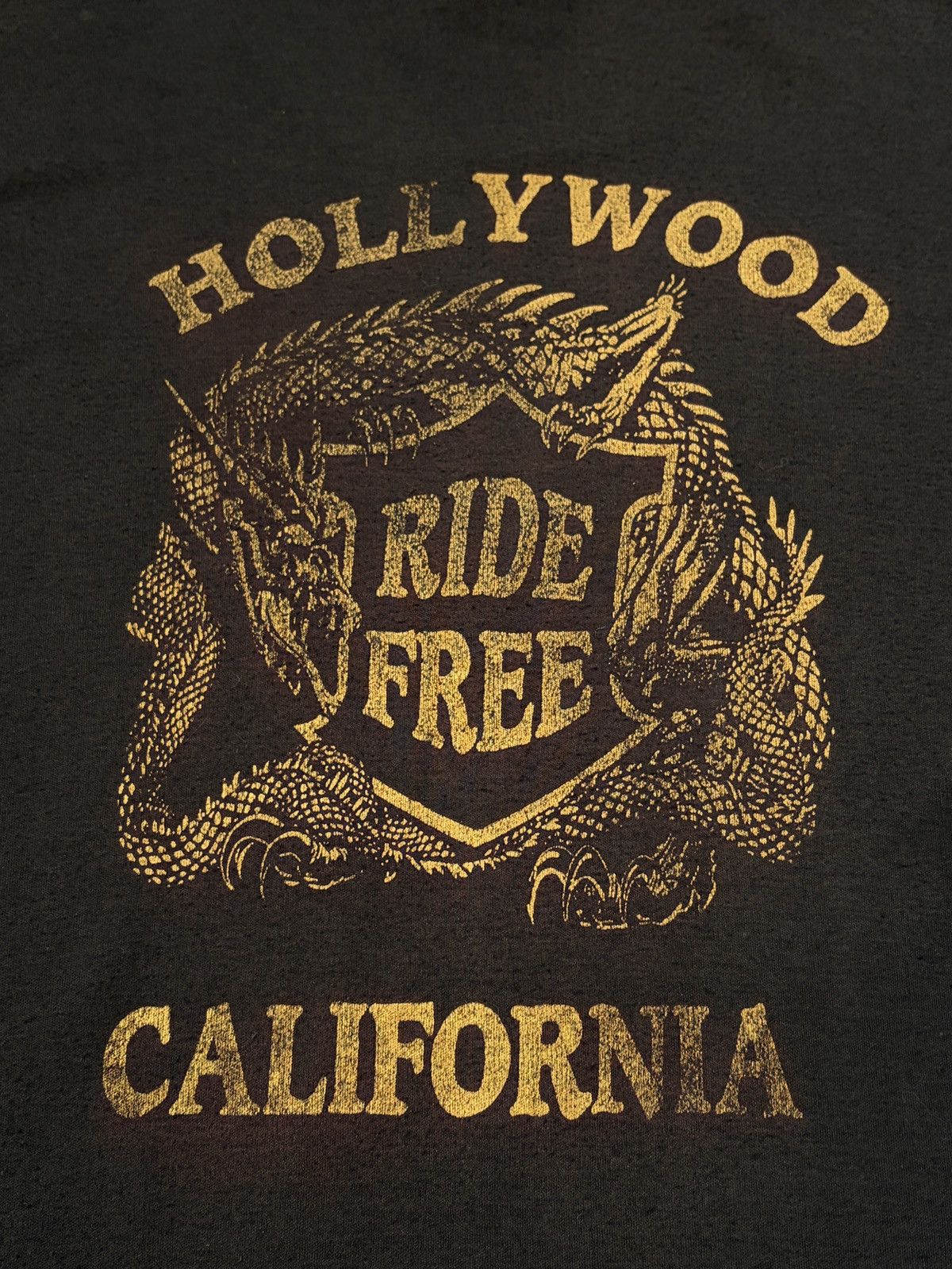 Harley Davidson Vintage 80s Harley Davidson Hollywood CA Eagle Tee L Size US L / EU 52-54 / 3 - 12 Thumbnail